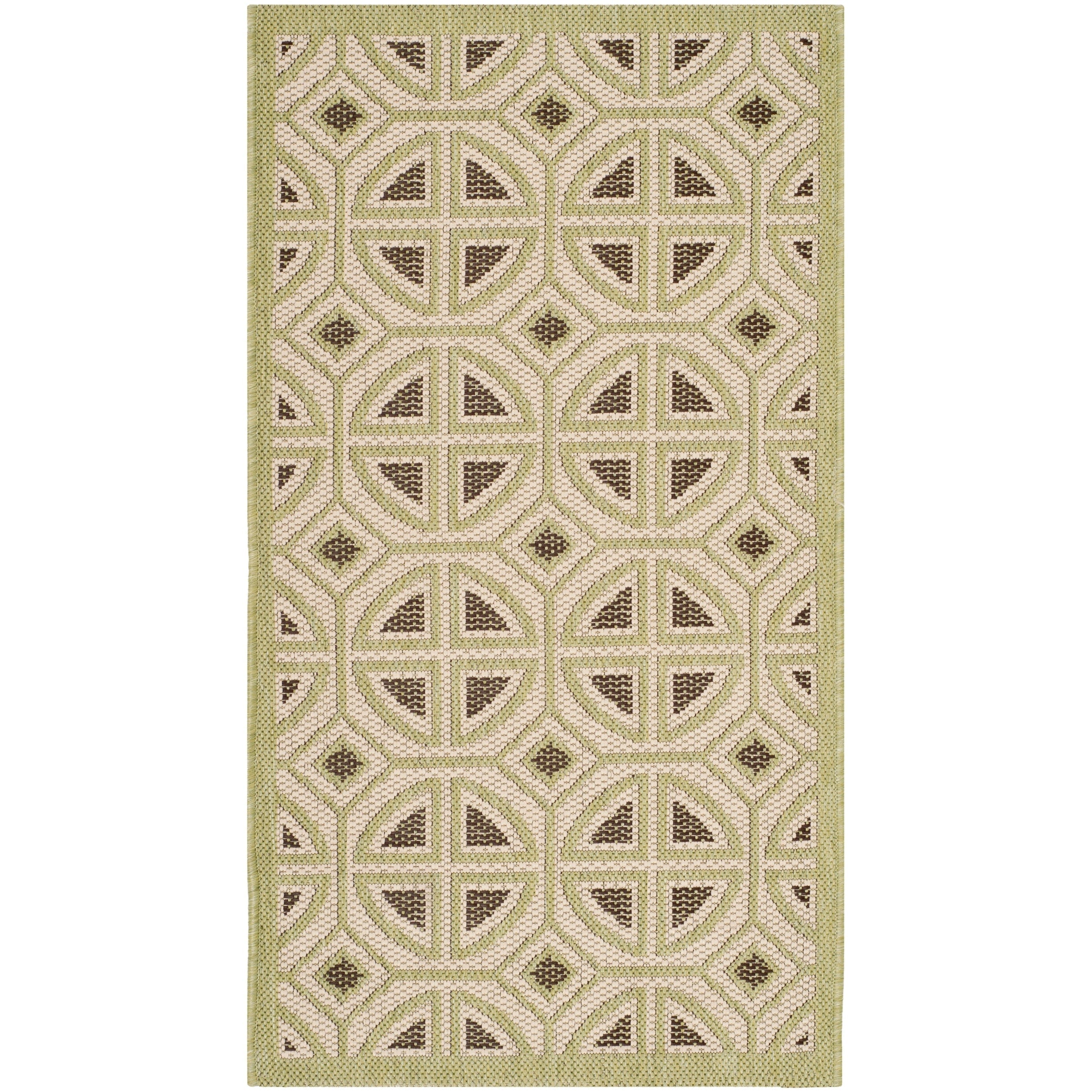 Tapis de jardin imperméable pour intérieur/extérieur SAFAVIEH Courtyard Saundra