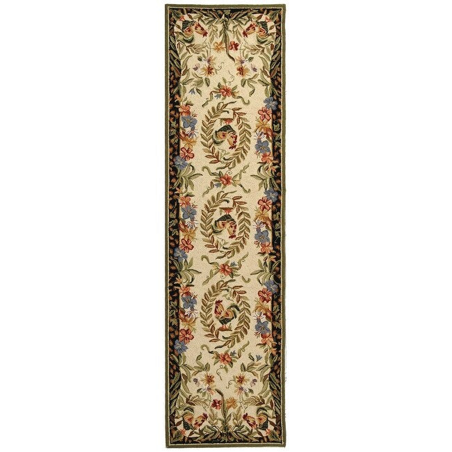 Tapis en laine fait main Chelsea Asmaa de style coq français SAFAVIEH