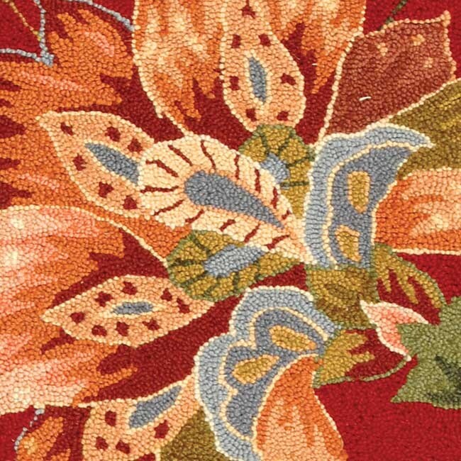 SAFAVIEH Chelsea Klavdia fait à la main en laine florale de campagne française