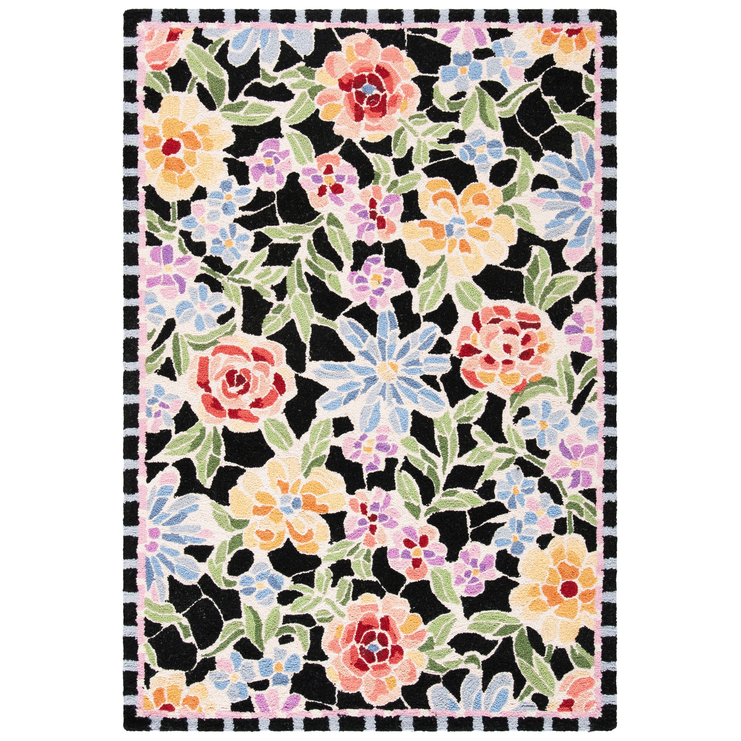 Tapis en laine floral Chelsea Sprig fait main SAFAVIEH