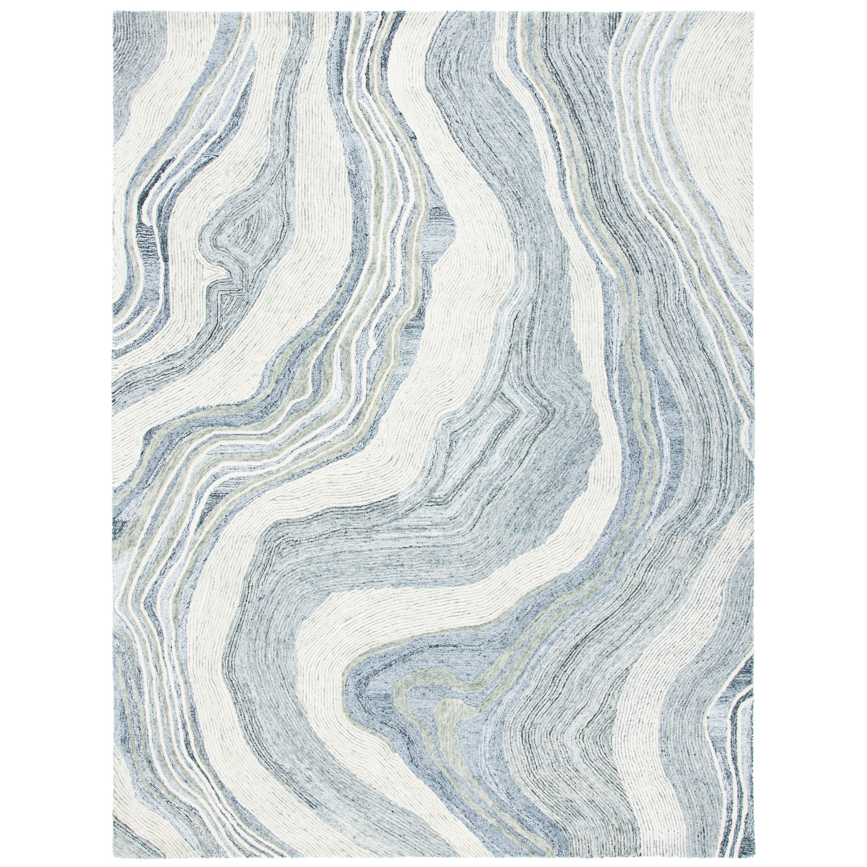 Tapis en laine abstrait moderne Klari de Fifth Avenue fait main SAFAVIEH