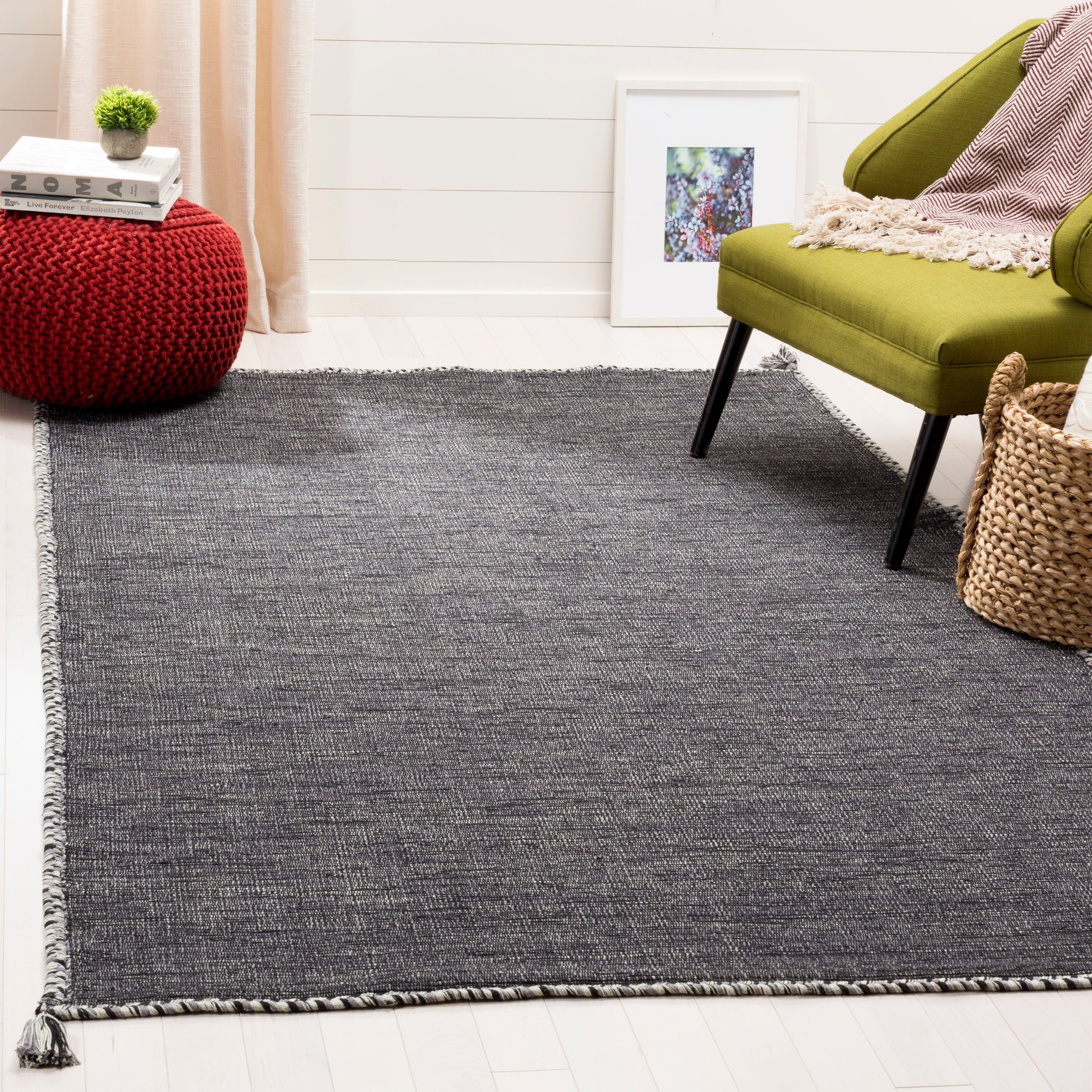 Tapis décontracté en coton tissé à plat Montauk Jahi de SAFAVIEH