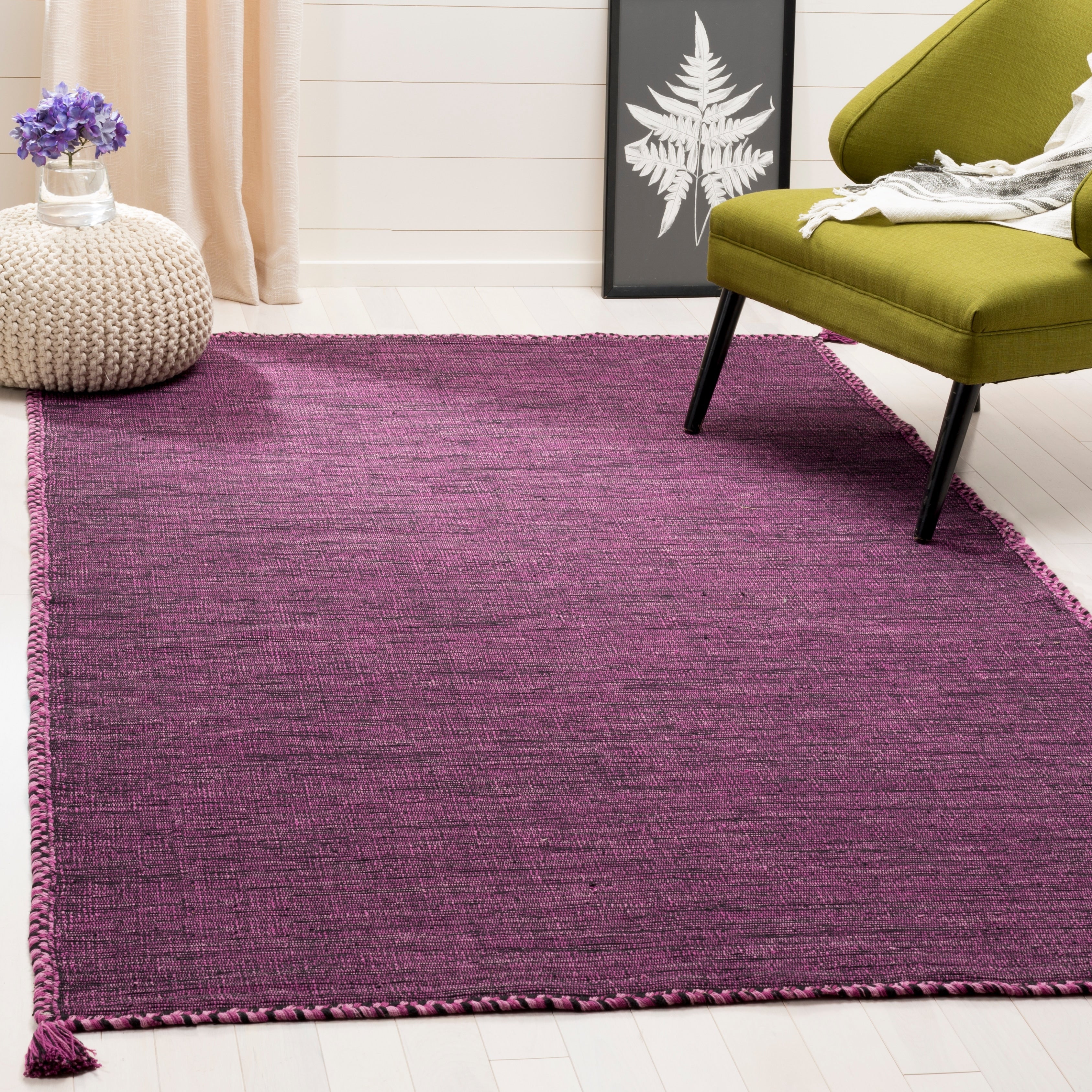 Tapis décontracté en coton tissé à plat Montauk Jahi de SAFAVIEH