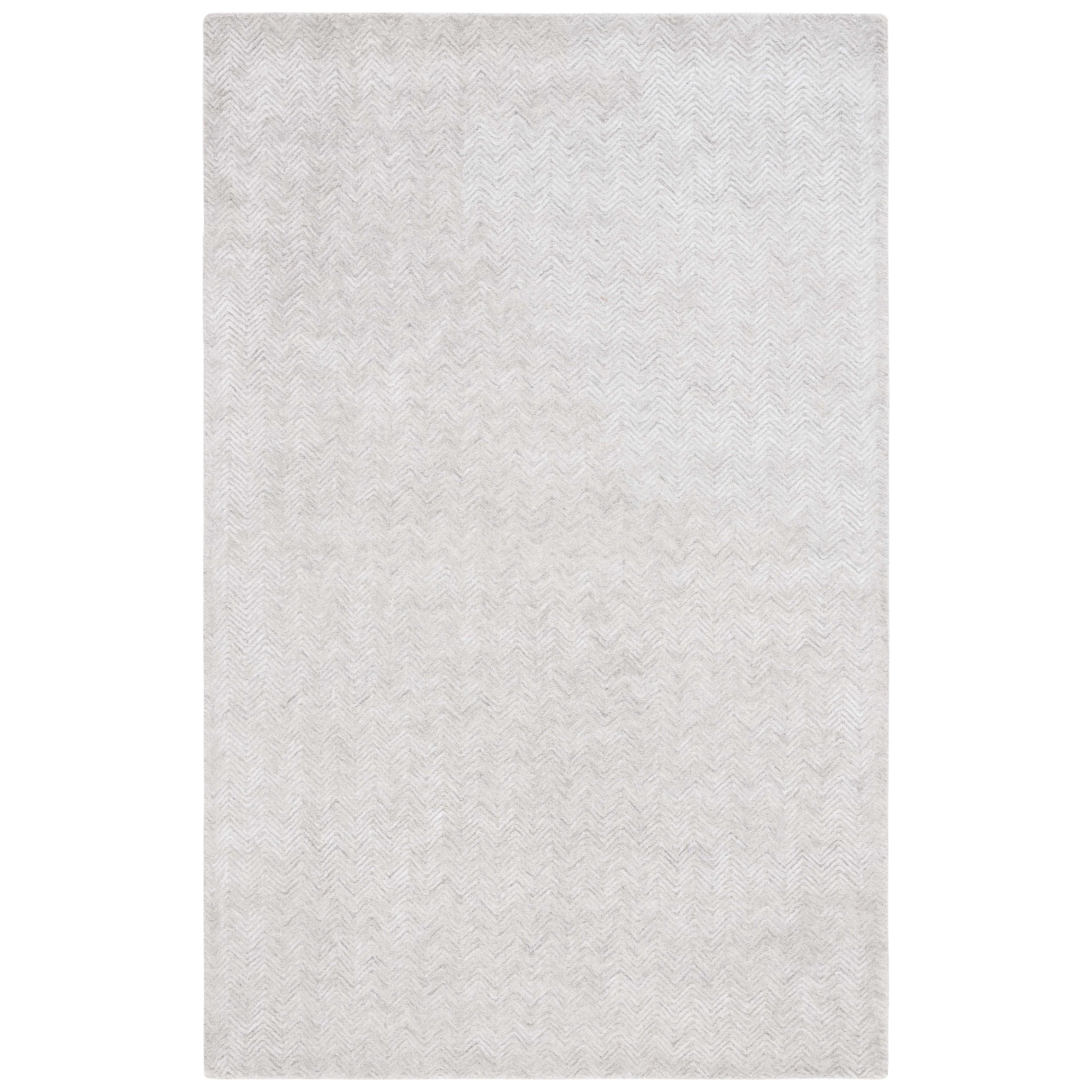 Tapis en viscose à chevrons Glamour Ostilia fait main SAFAVIEH