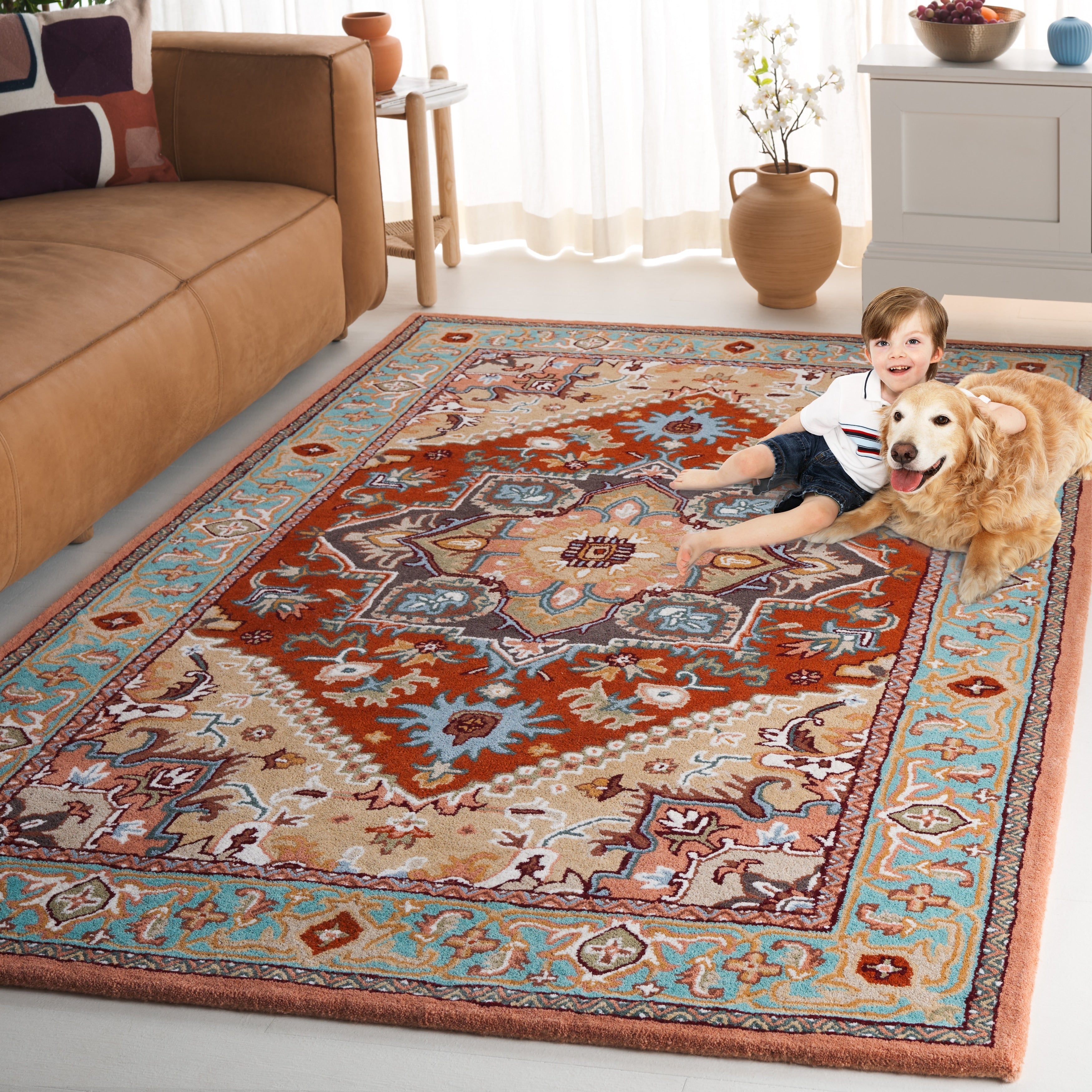 Tapis oriental traditionnel en laine fait main SAFAVIEH Heritage Carrol