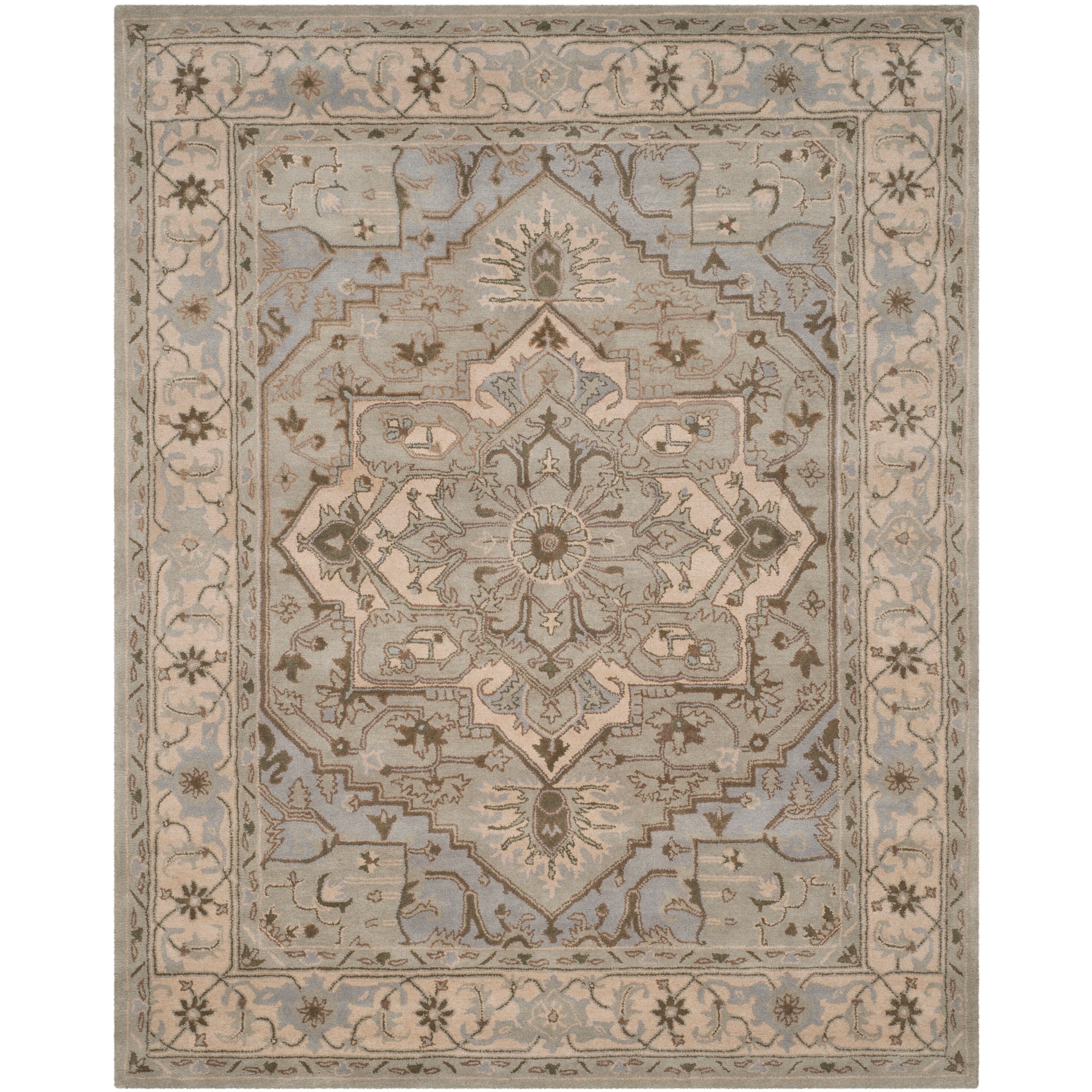Tapis oriental traditionnel en laine SAFAVIEH Heritage Dahlia flottant fait main