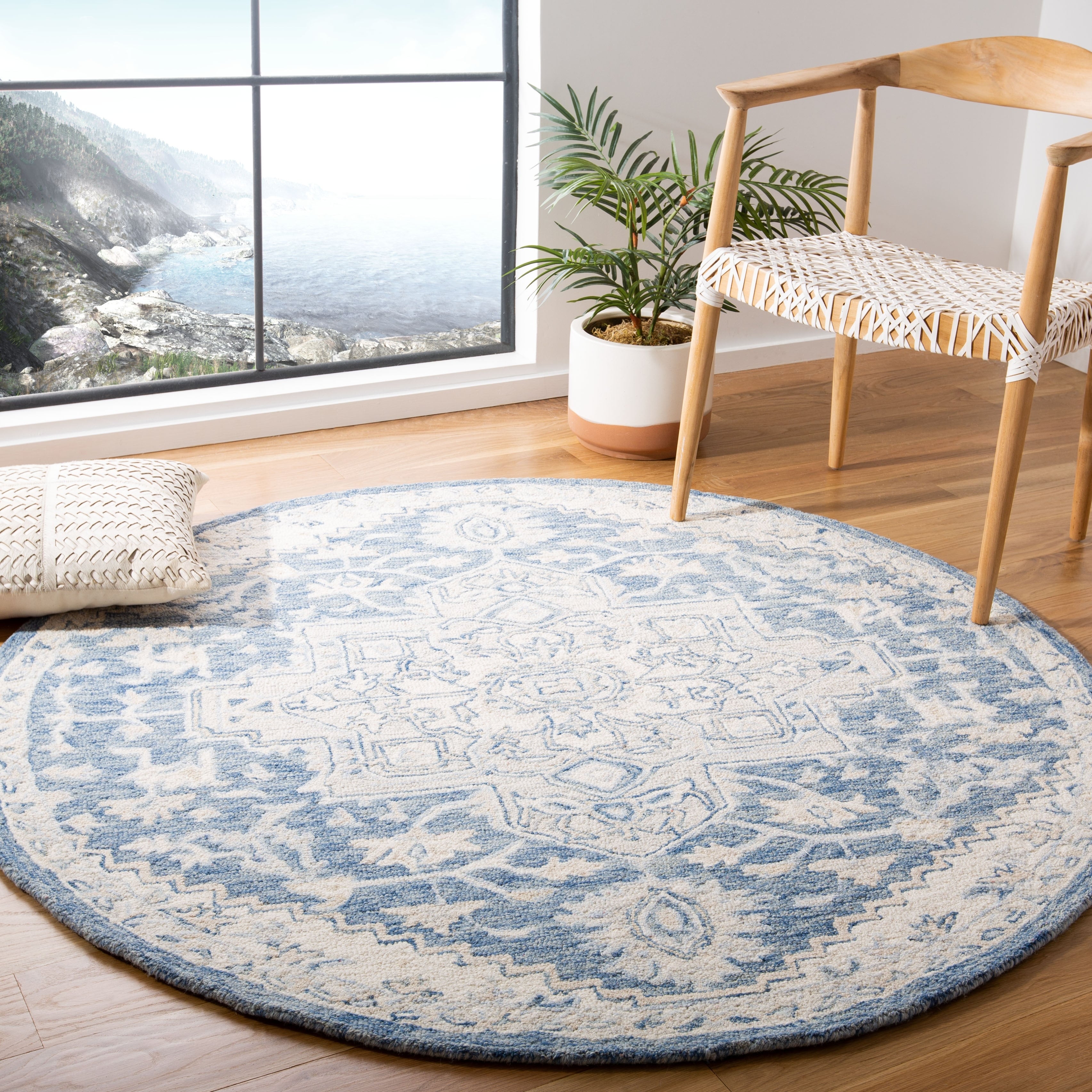 Tapis en laine à micro-boucles Gulseven fait main SAFAVIEH