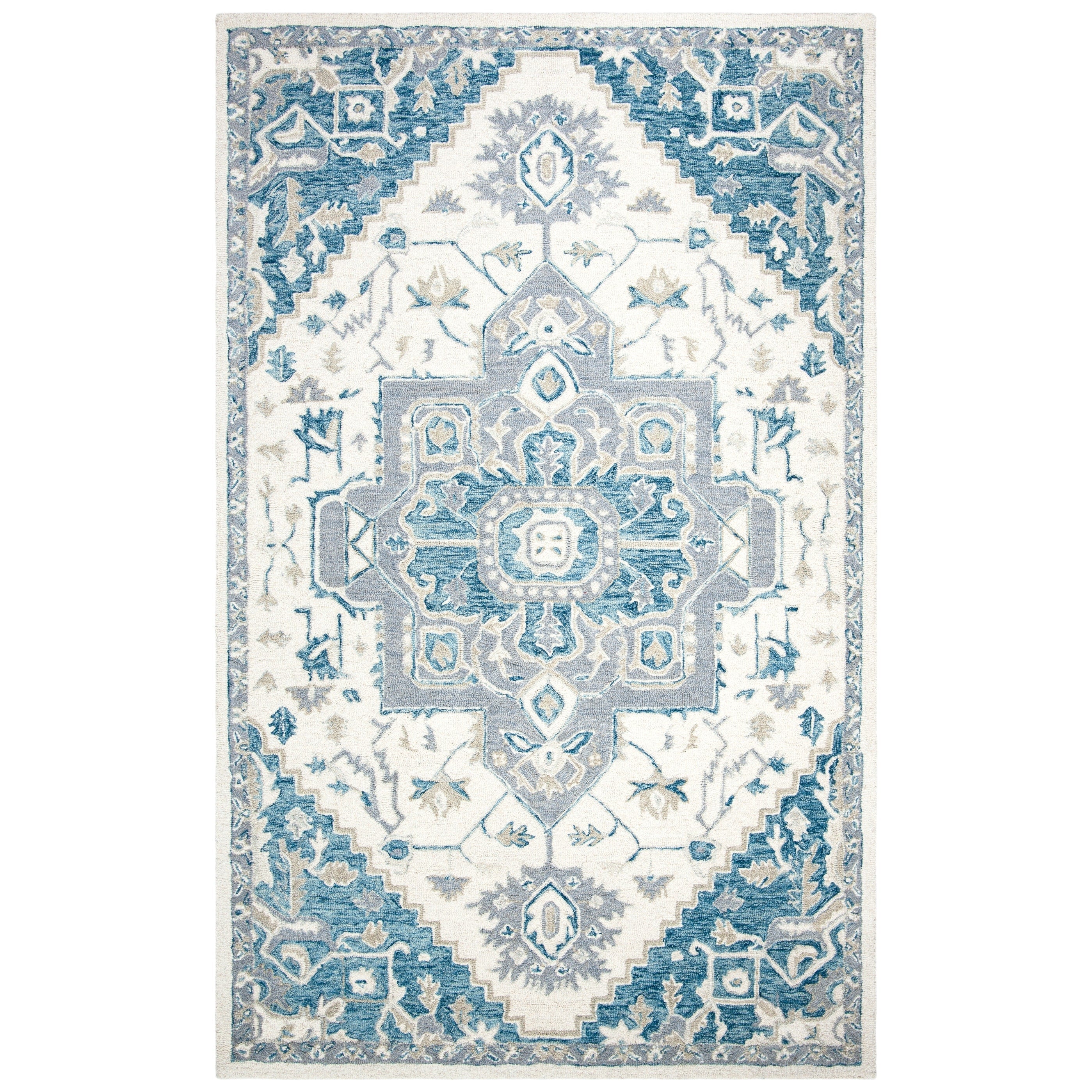 Tapis en laine à micro-boucles Gulseven fait main SAFAVIEH