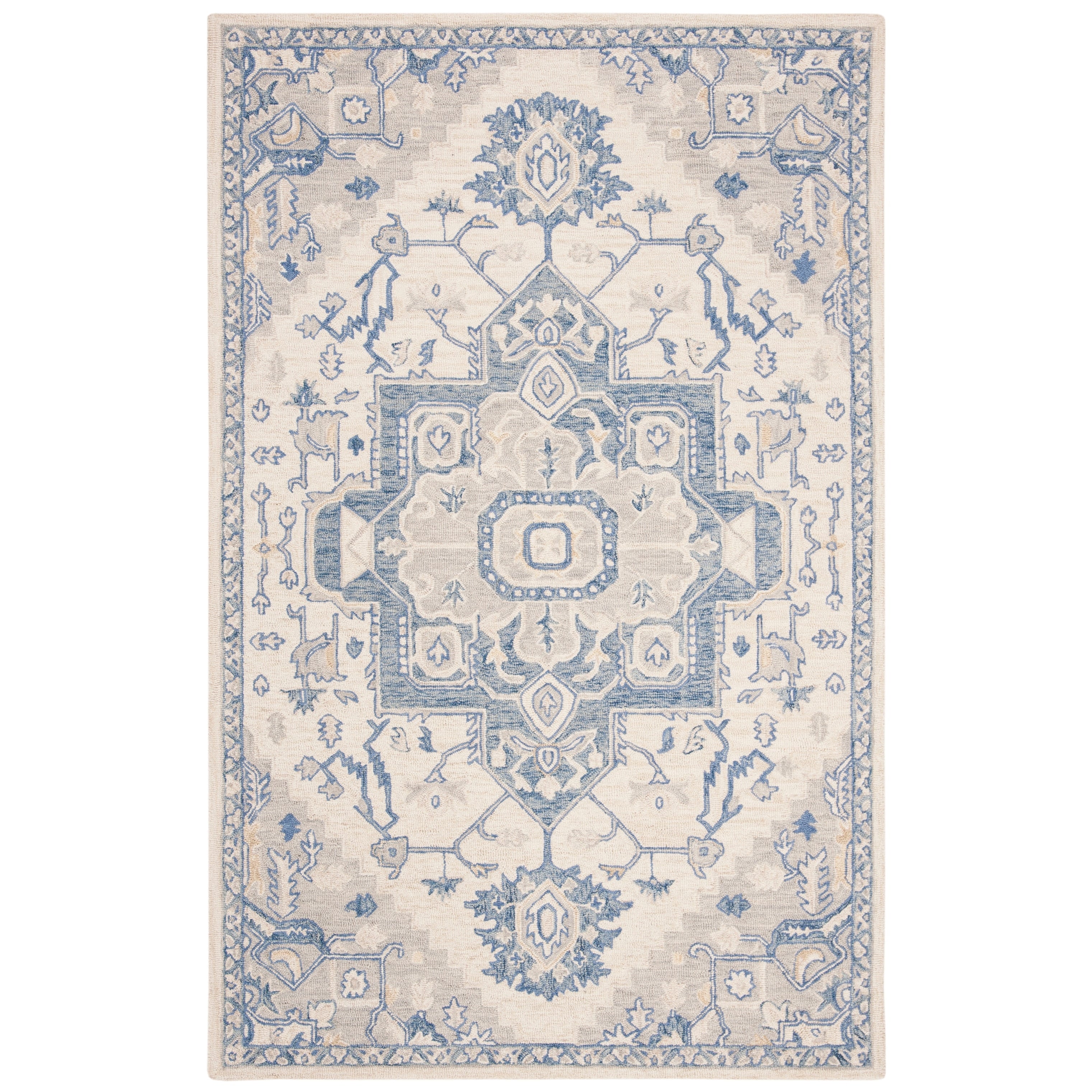 Tapis en laine à micro-boucles Gulseven fait main SAFAVIEH