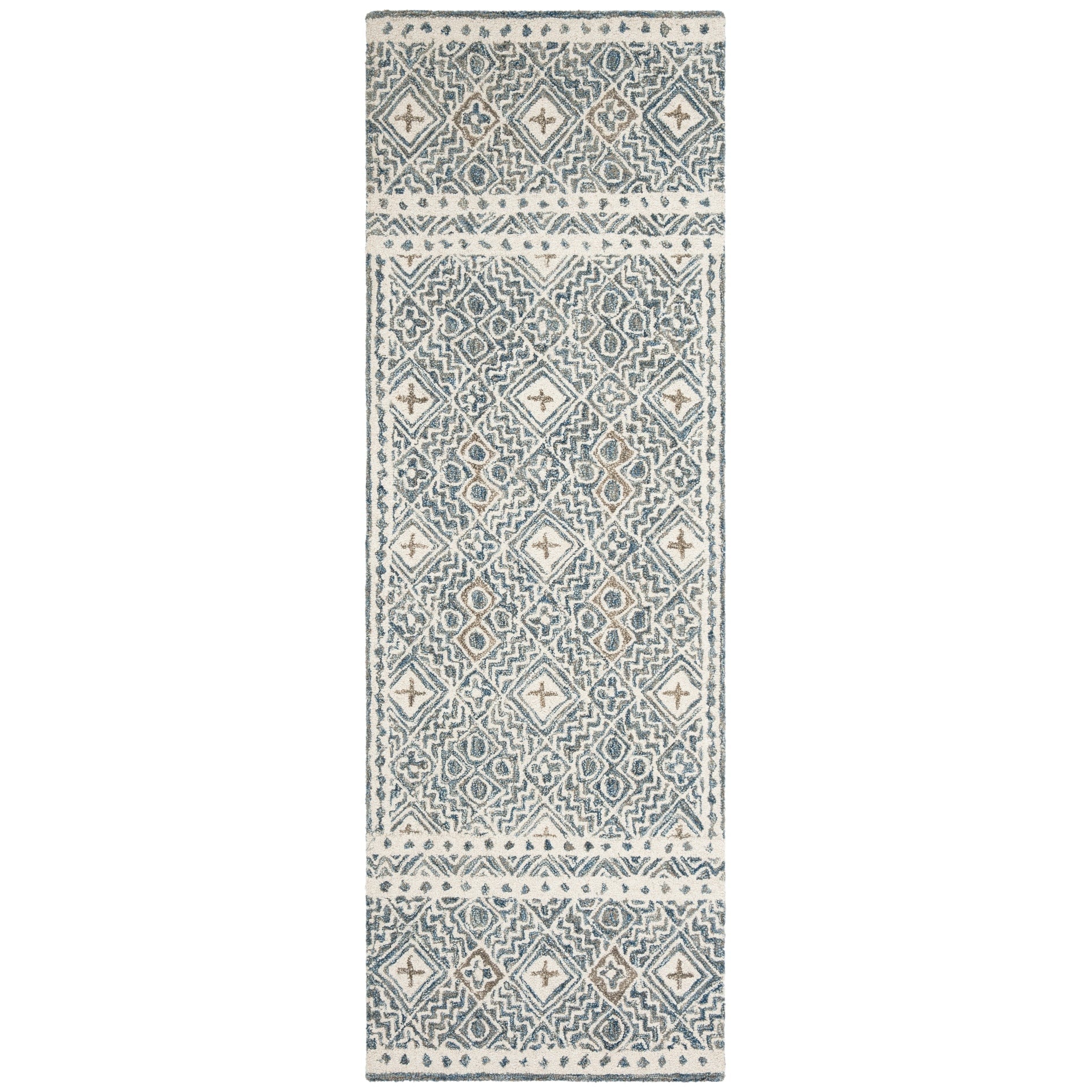 Tapis en laine Lutetia micro-bouclé fait main SAFAVIEH