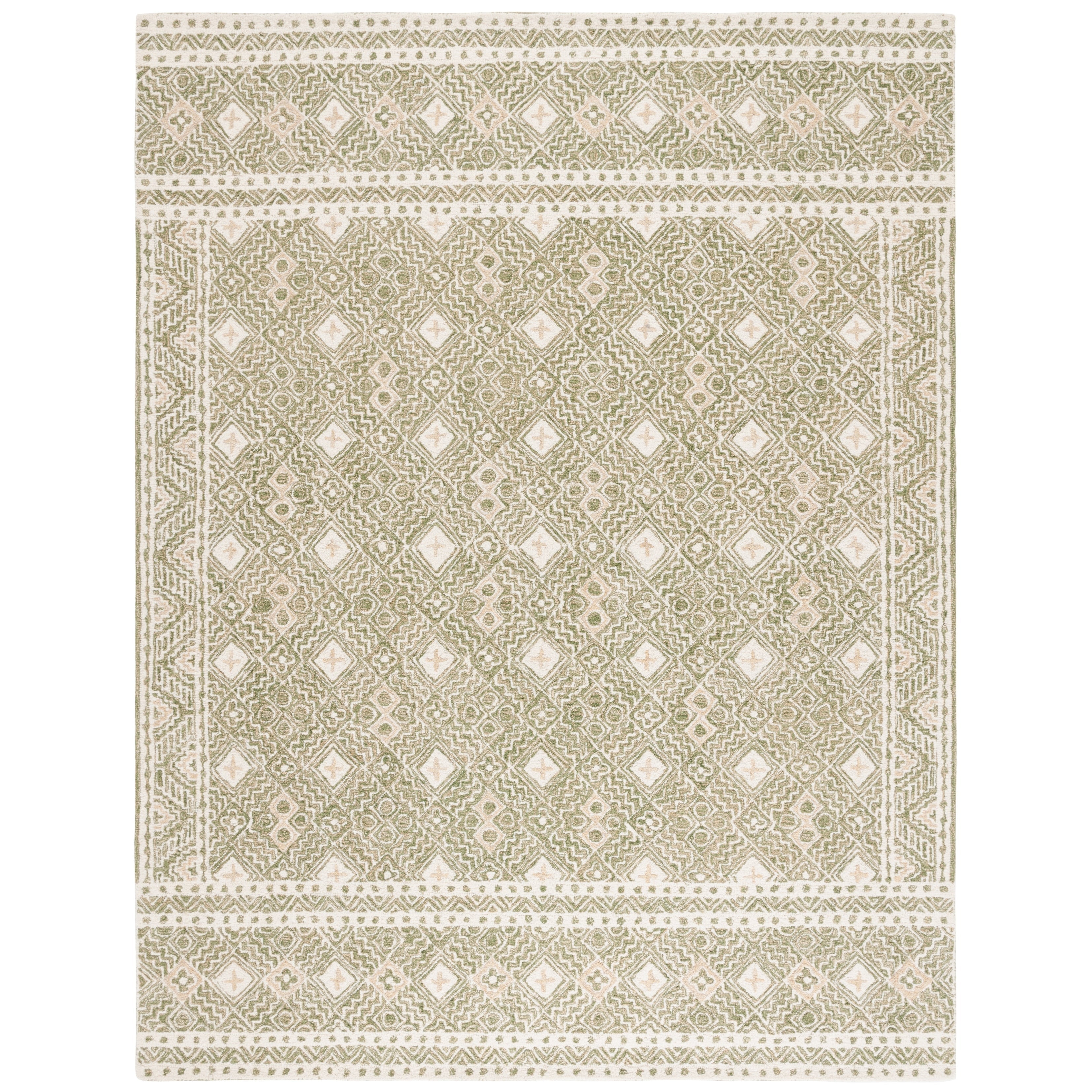 Tapis en laine Lutetia micro-bouclé fait main SAFAVIEH