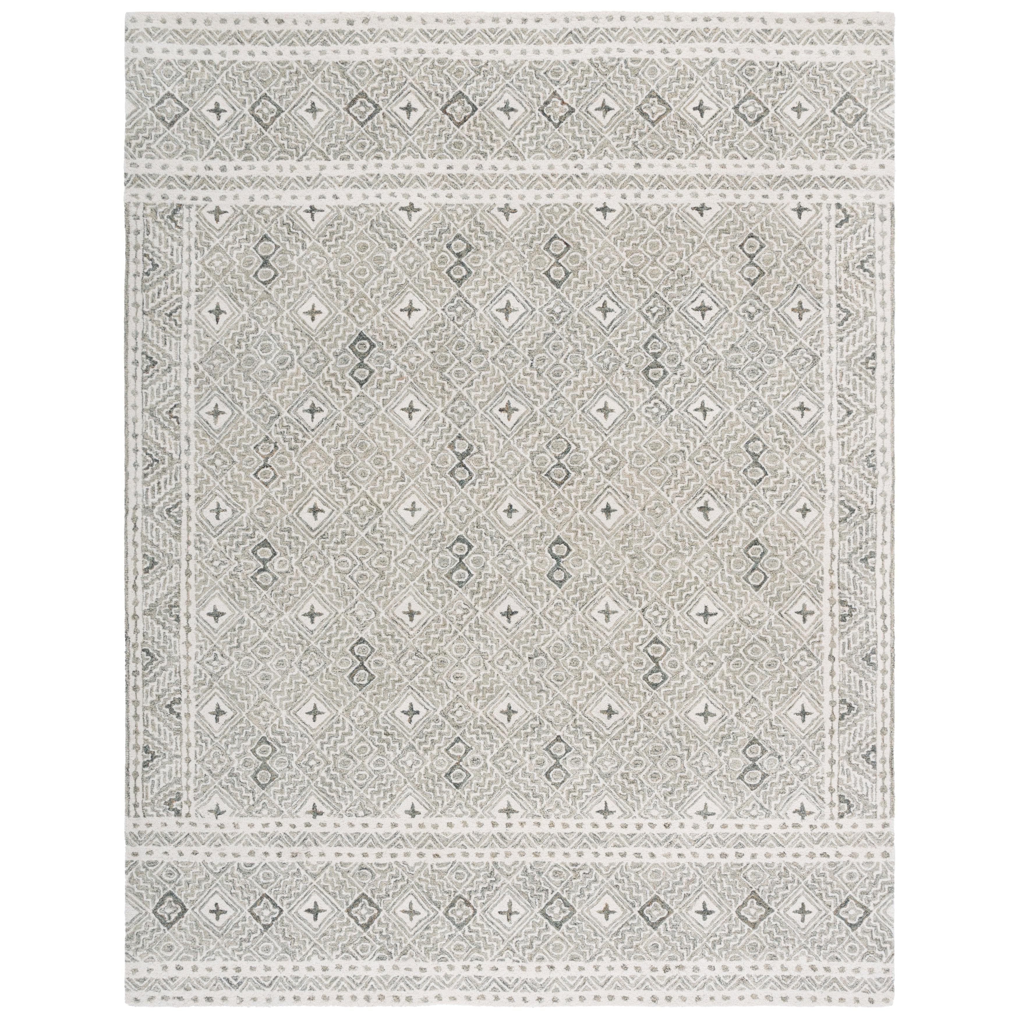 Tapis en laine Lutetia micro-bouclé fait main SAFAVIEH