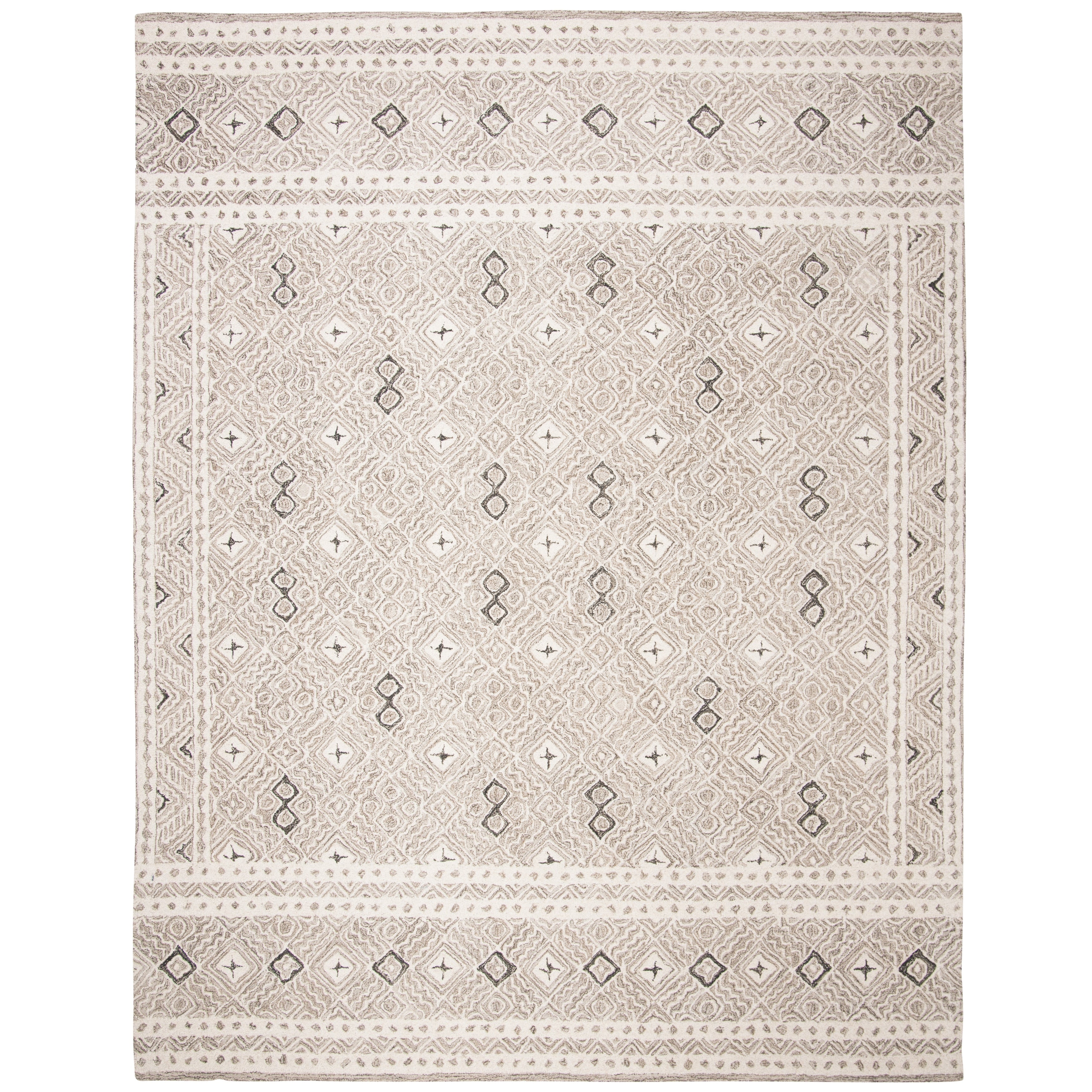 Tapis en laine Lutetia micro-bouclé fait main SAFAVIEH