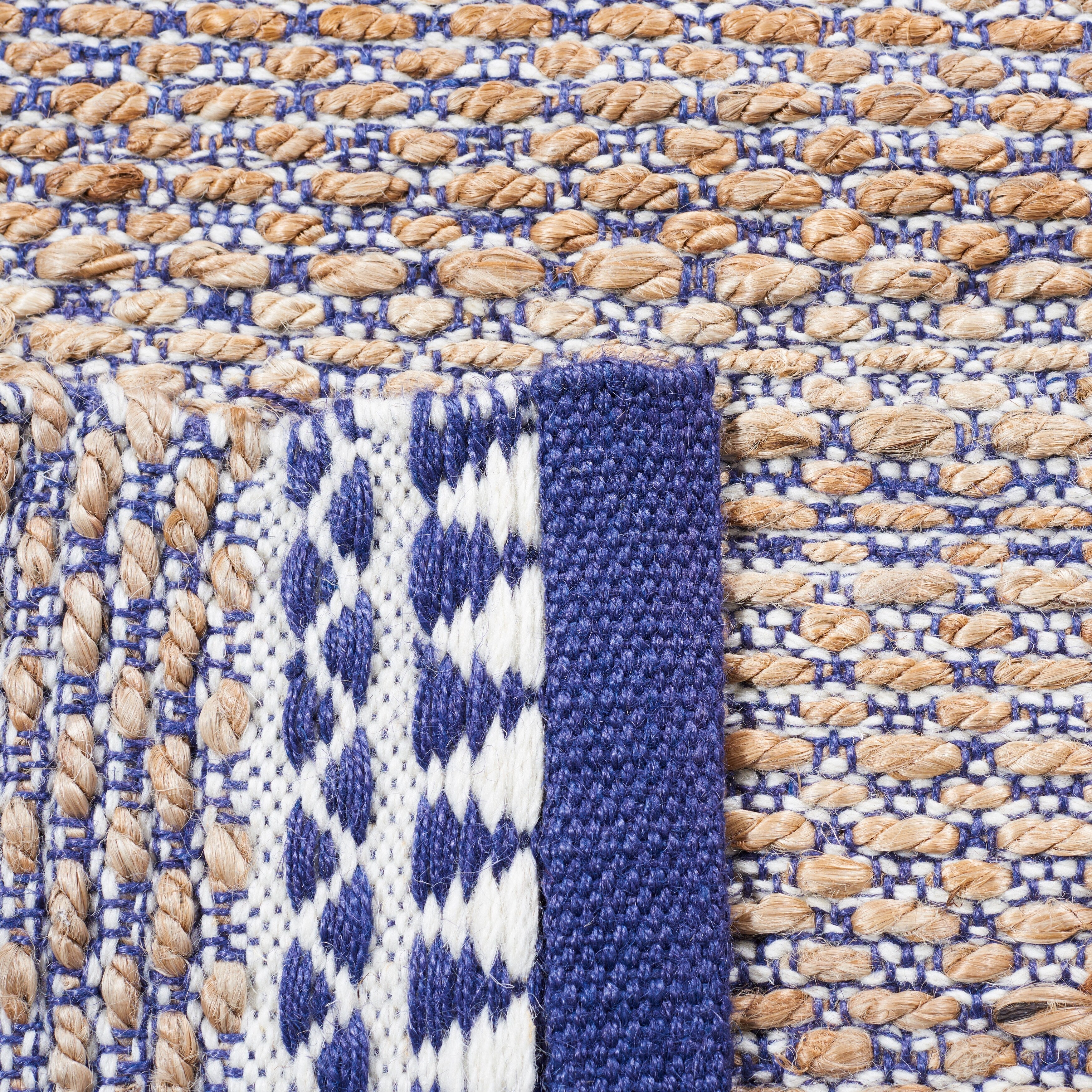 Tapis bohème en jute et fibres naturelles SAFAVIEH fait main