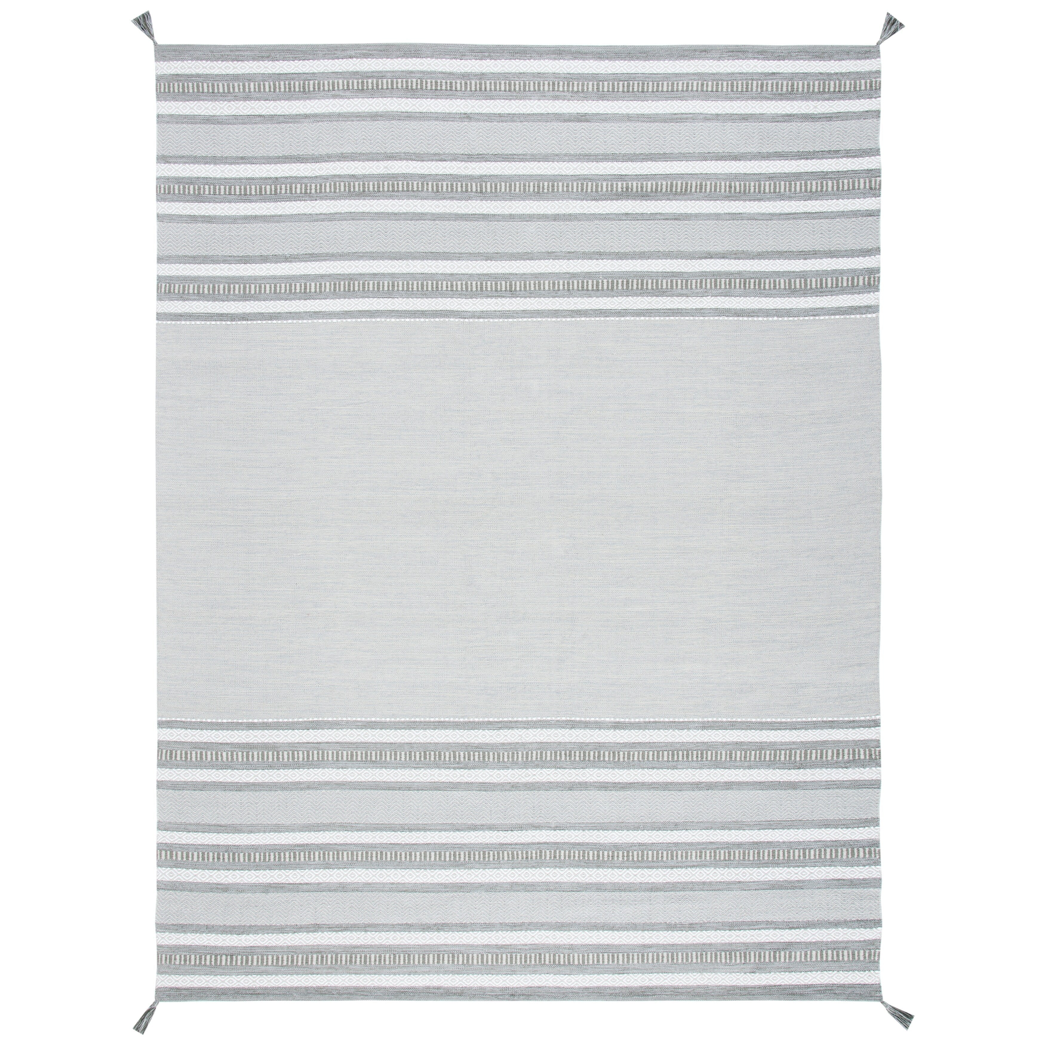 Tapis rond en jute fait main en fibres naturelles Jolette avec bordure SAFAVIEH