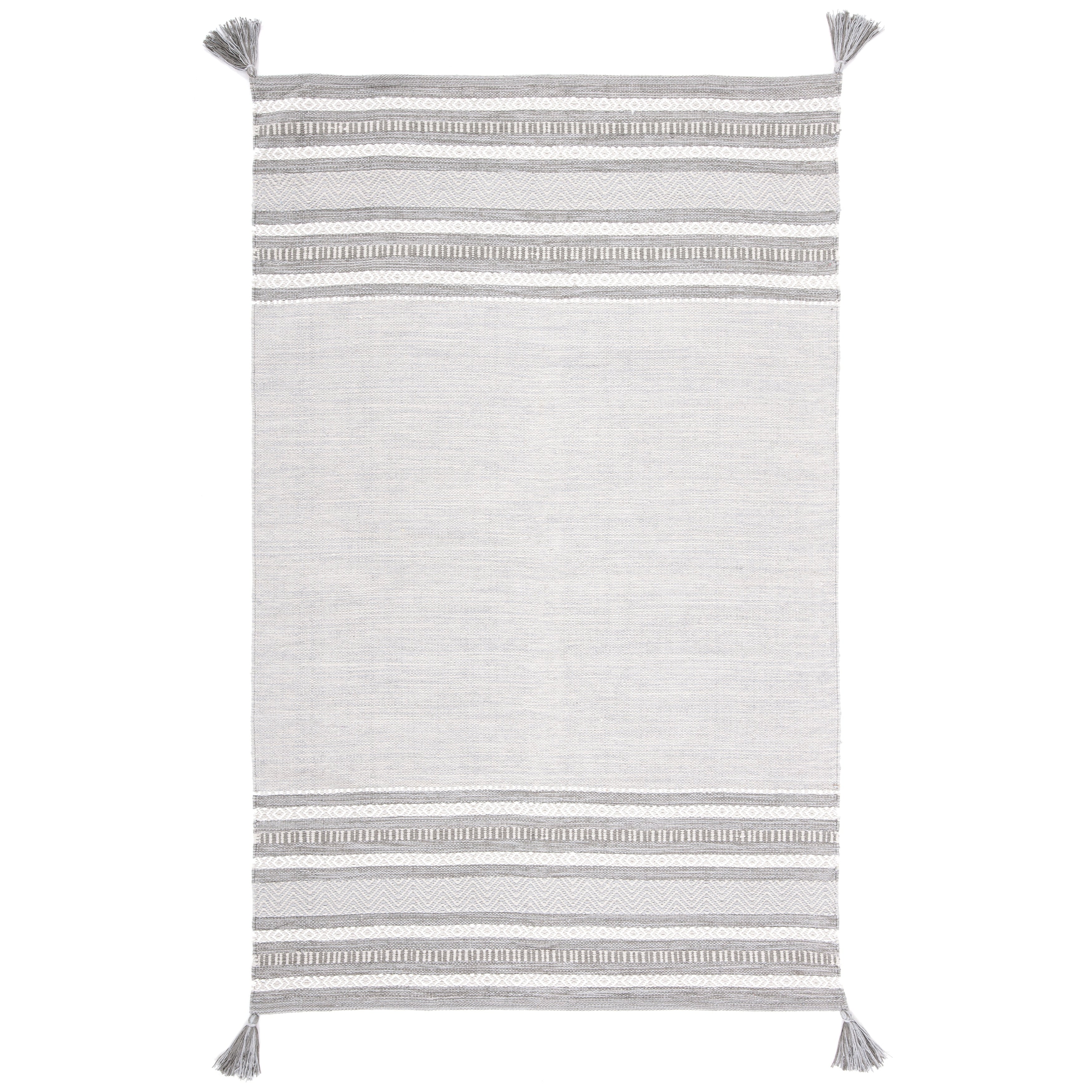 Tapis rond en jute fait main en fibres naturelles Jolette avec bordure SAFAVIEH