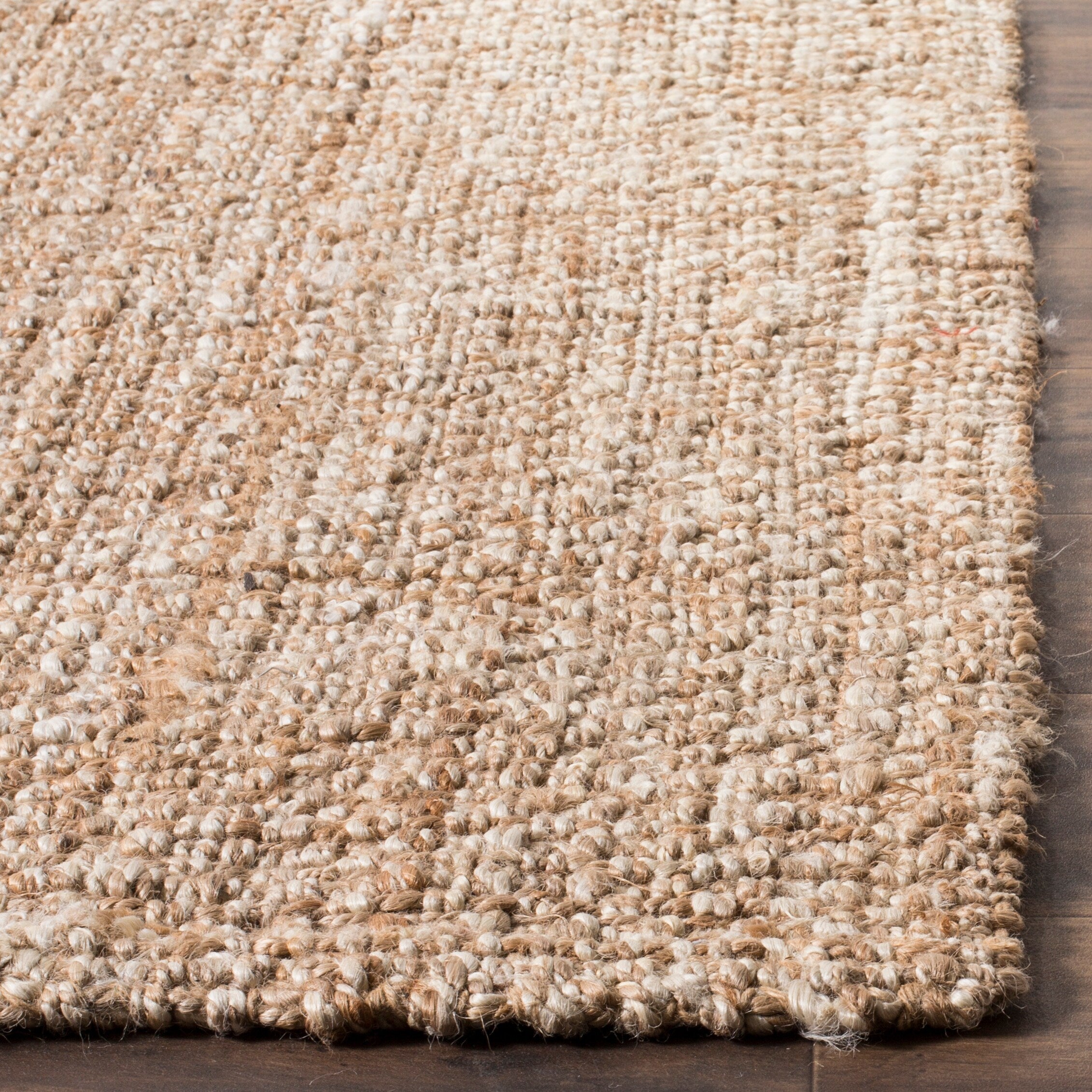 Tapis en jute Rayne fait main en fibres naturelles SAFAVIEH
