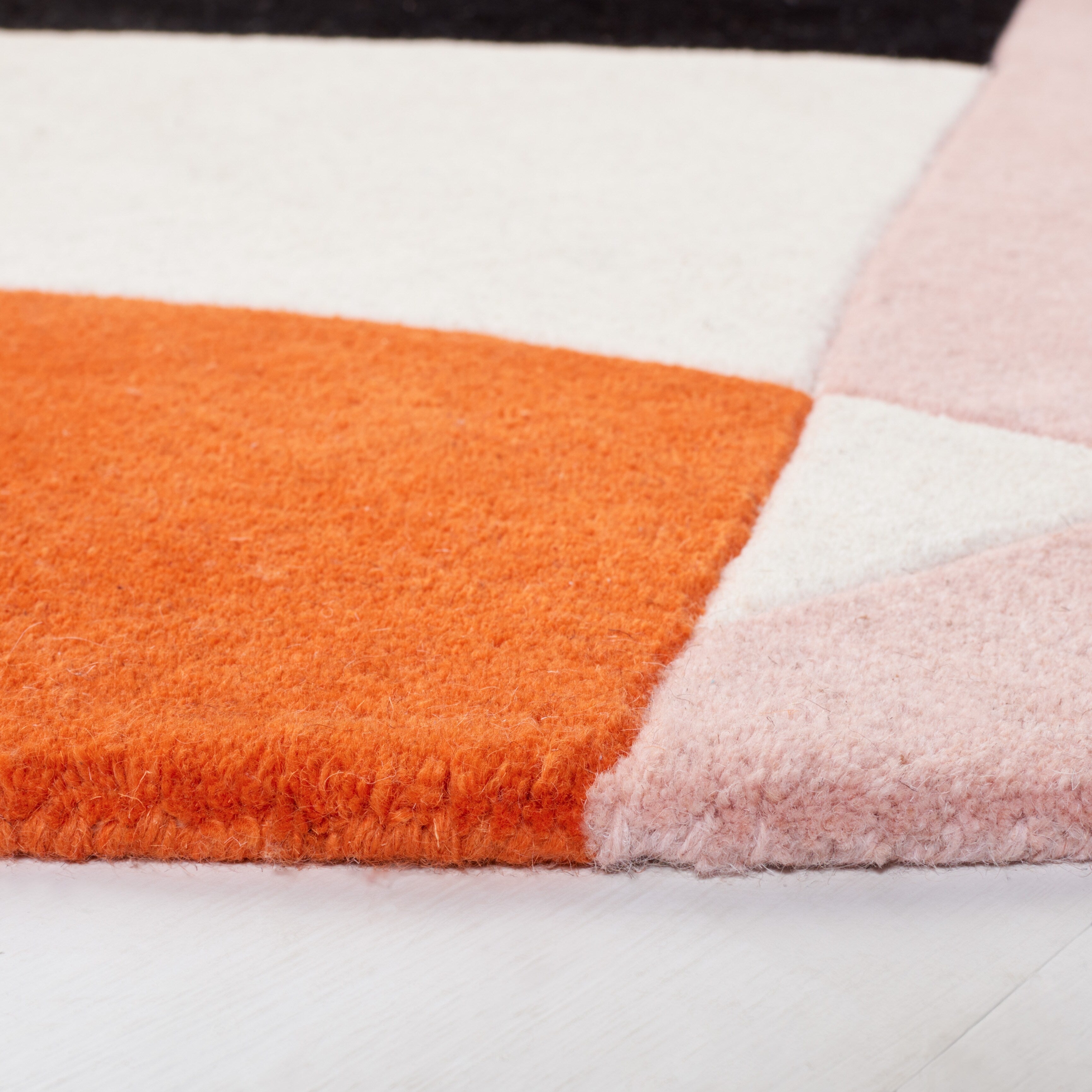 SAFAVIEH Fait main Rodeo Drive Willow Mid-Century Modern Abstract Wool