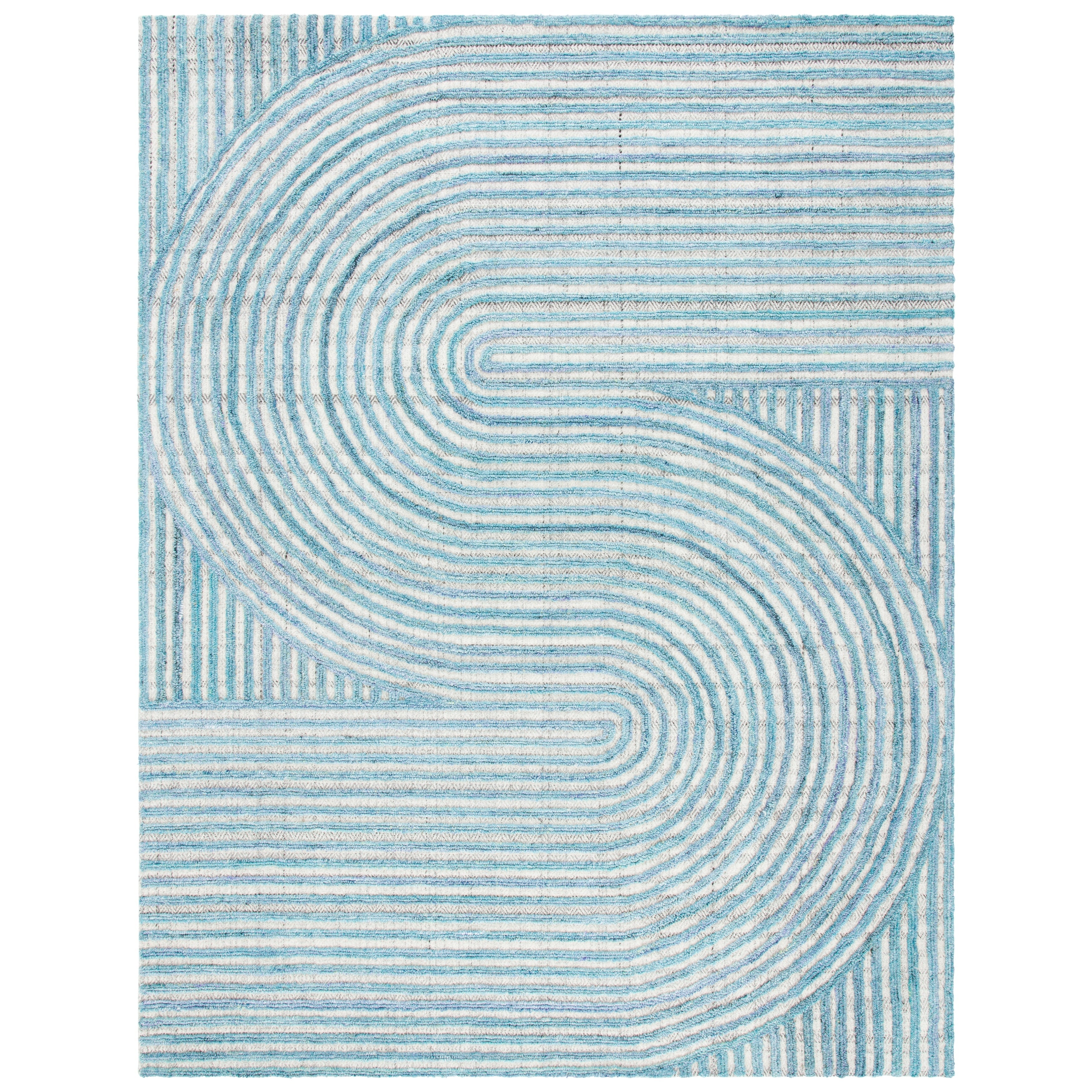Tapis abstrait en laine fait main SAFAVIEH Southampton Asha