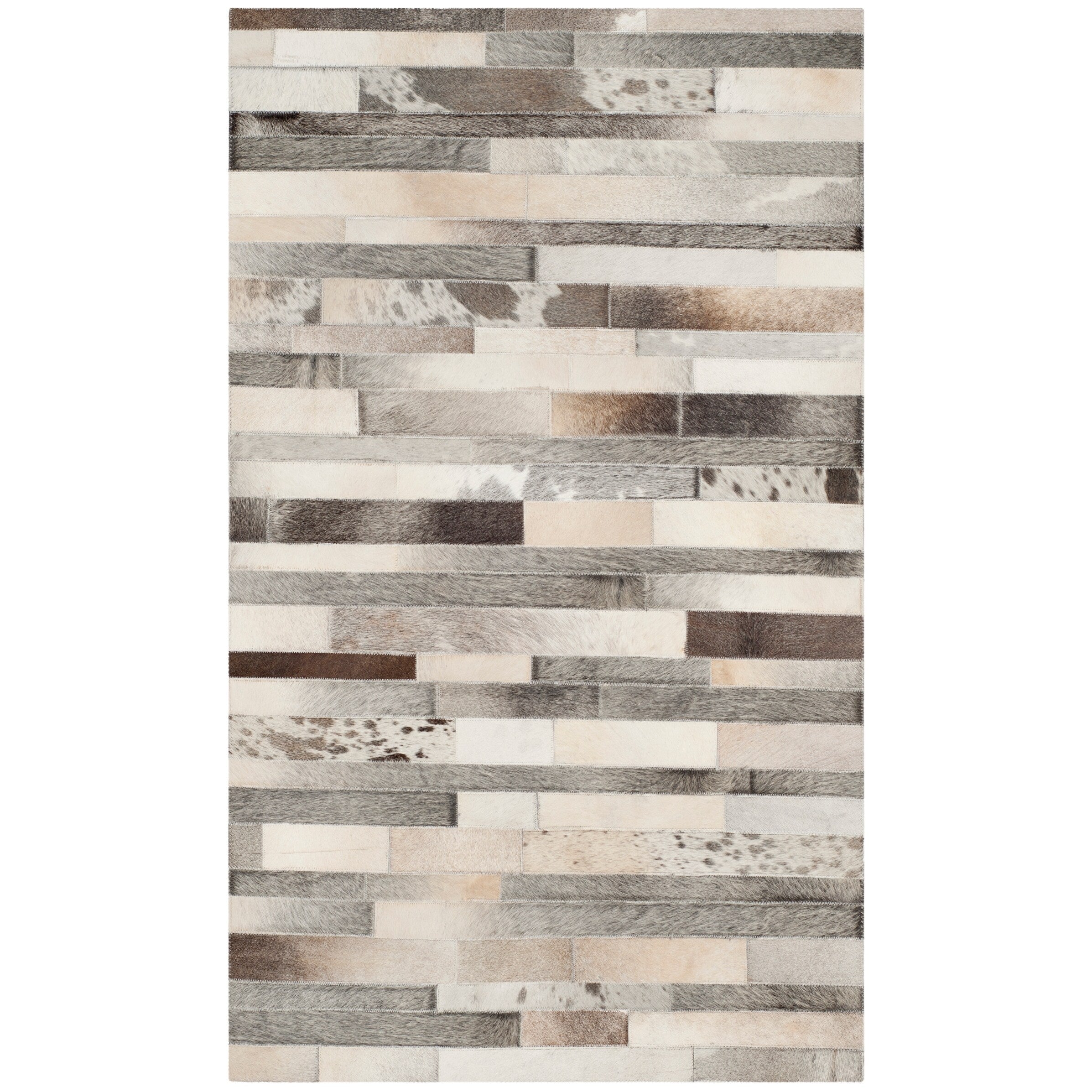 SAFAVIEH Handmade Studio Leather Tennille Modern Leather Rug