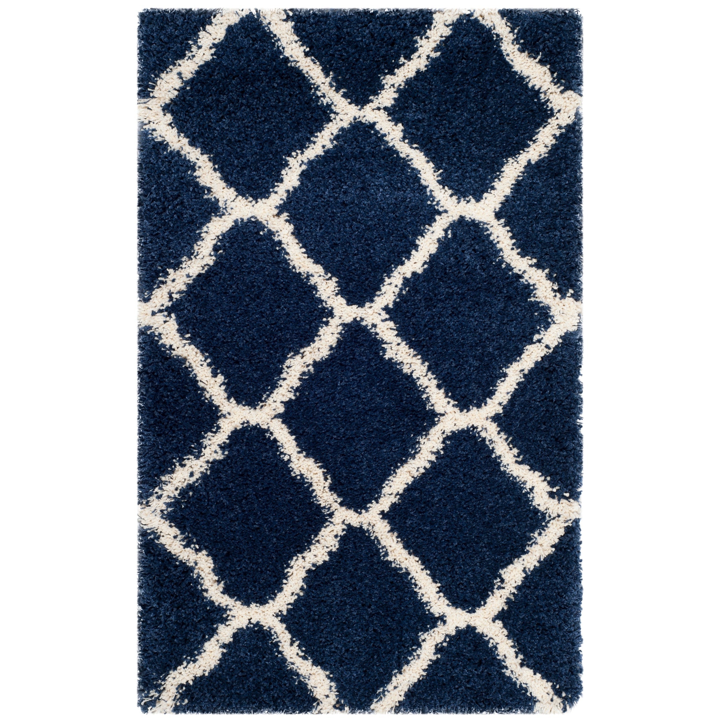 SAFAVIEH Hudson Shag Athena Trellis 2-inch Thick Rug