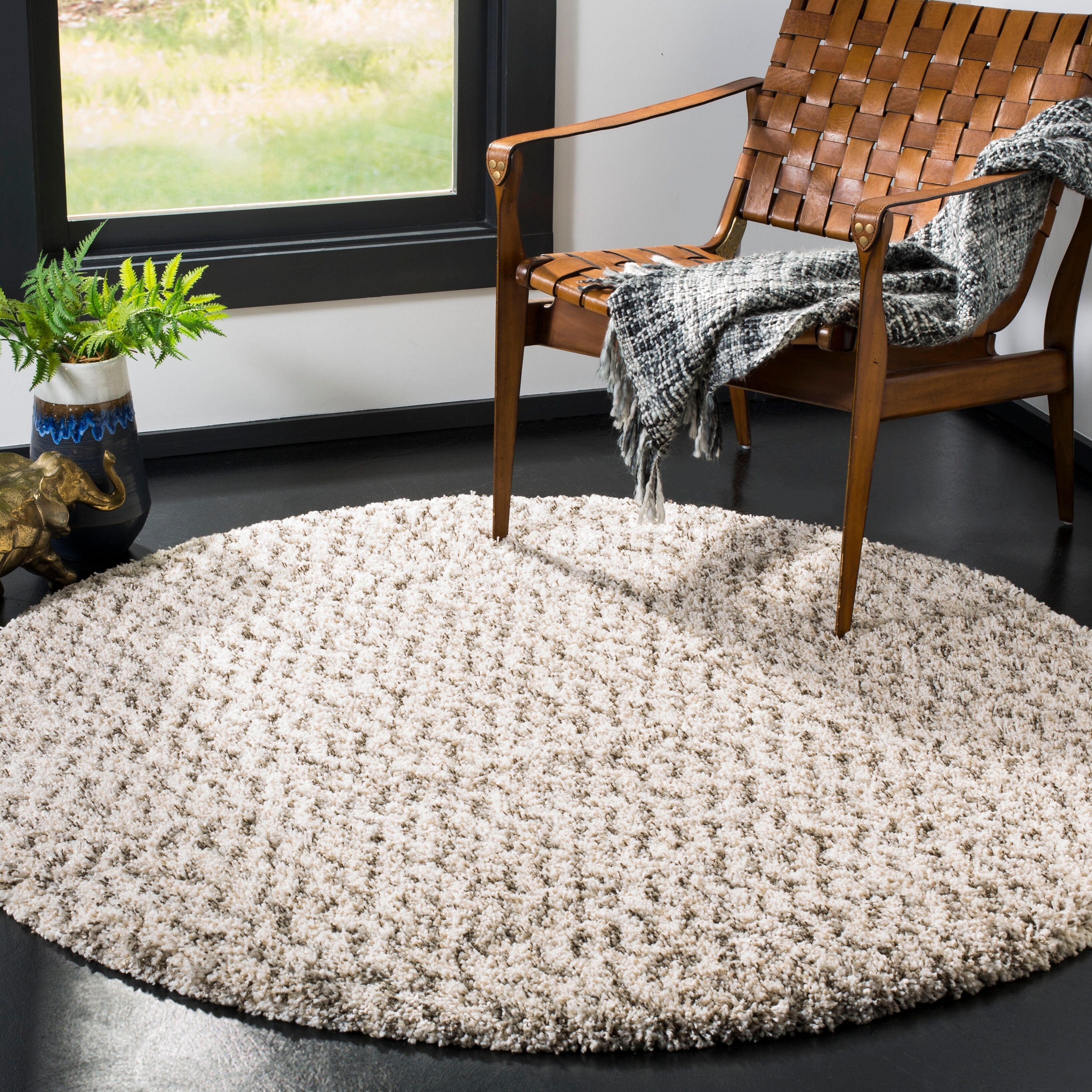Tapis SAFAVIEH Hudson Shag Kirti de 2 pouces d'épaisseur