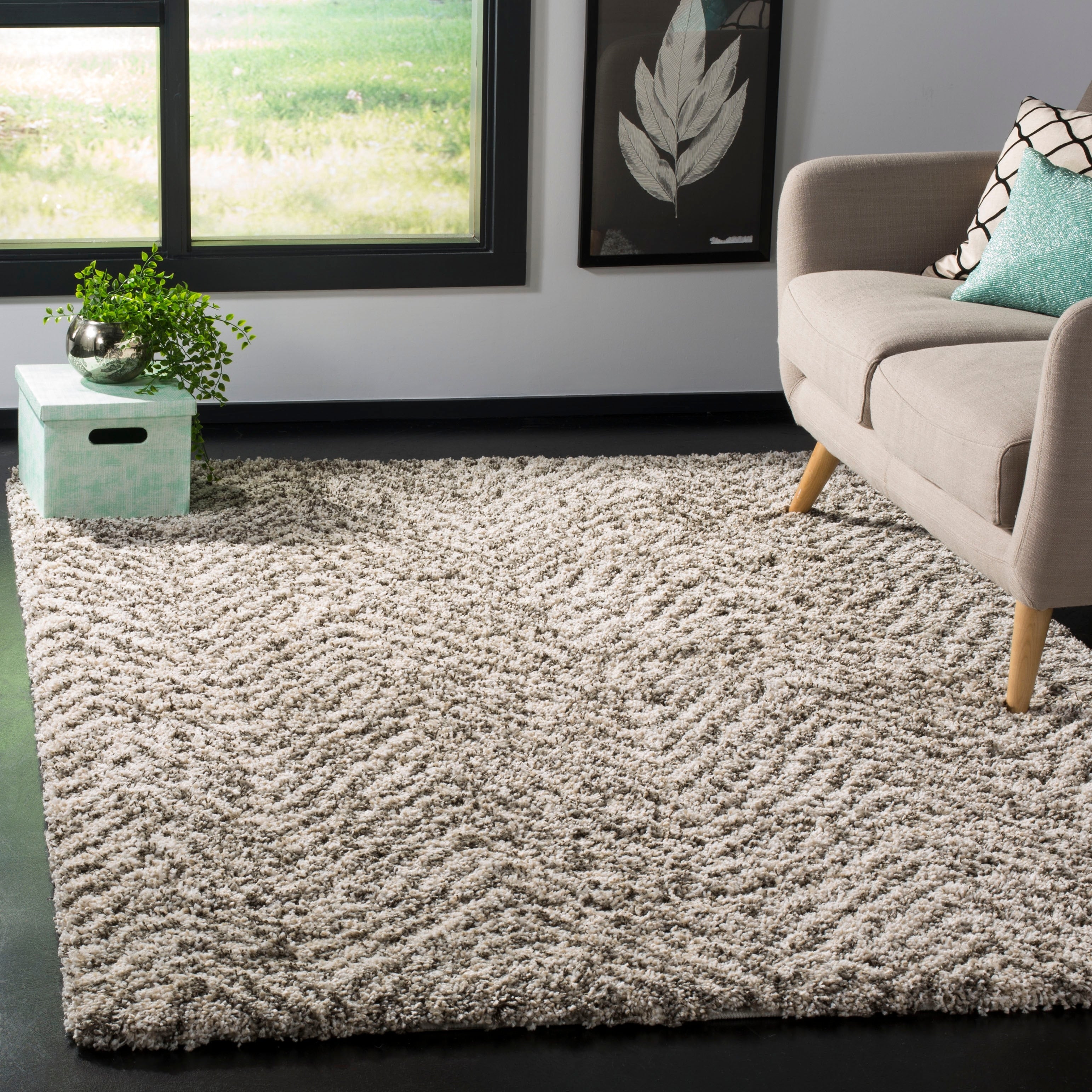 Tapis SAFAVIEH Hudson Shag Miljana de 2 pouces d'épaisseur