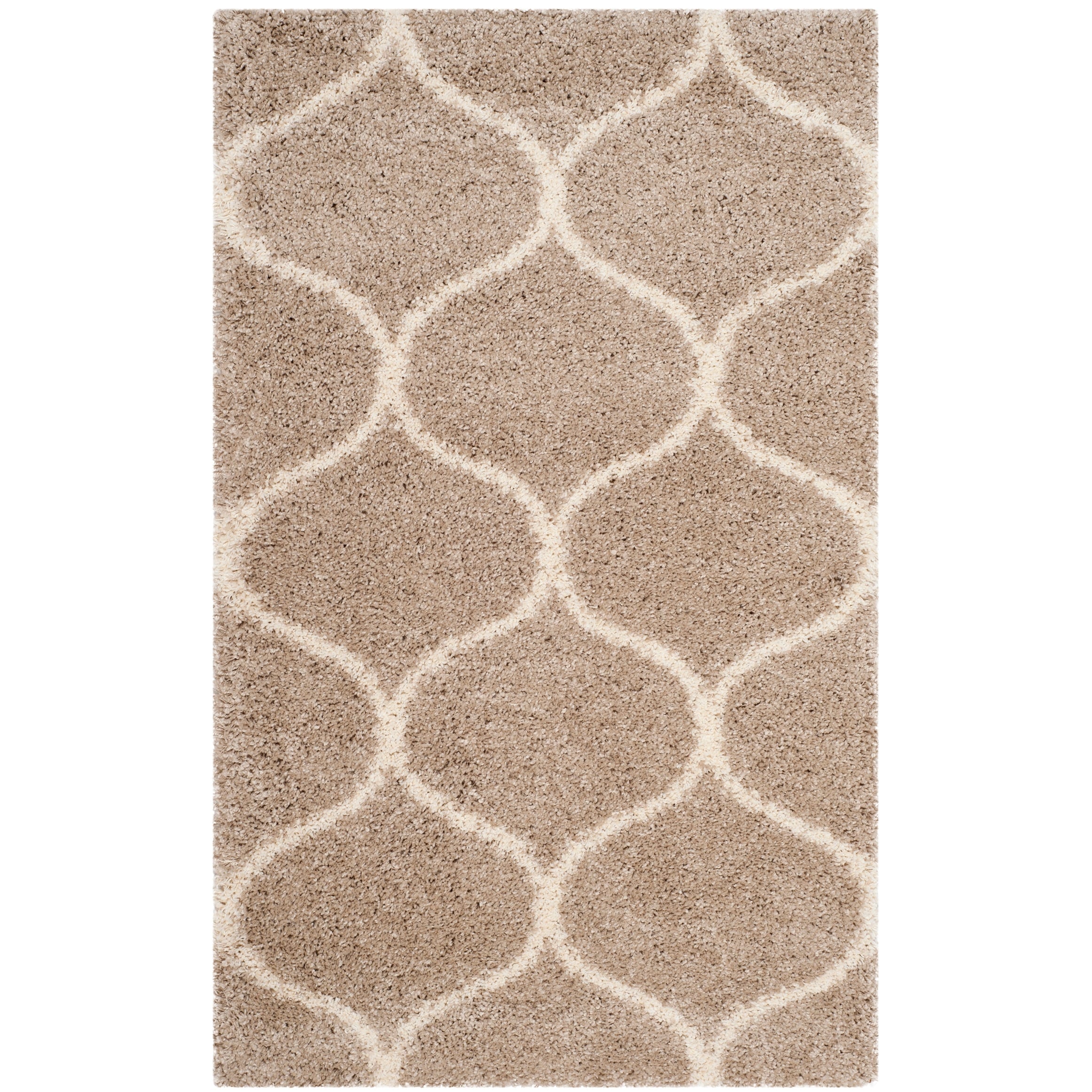 Tapis SAFAVIEH Hudson Shag Pushpa Trellis de 2 pouces d'épaisseur