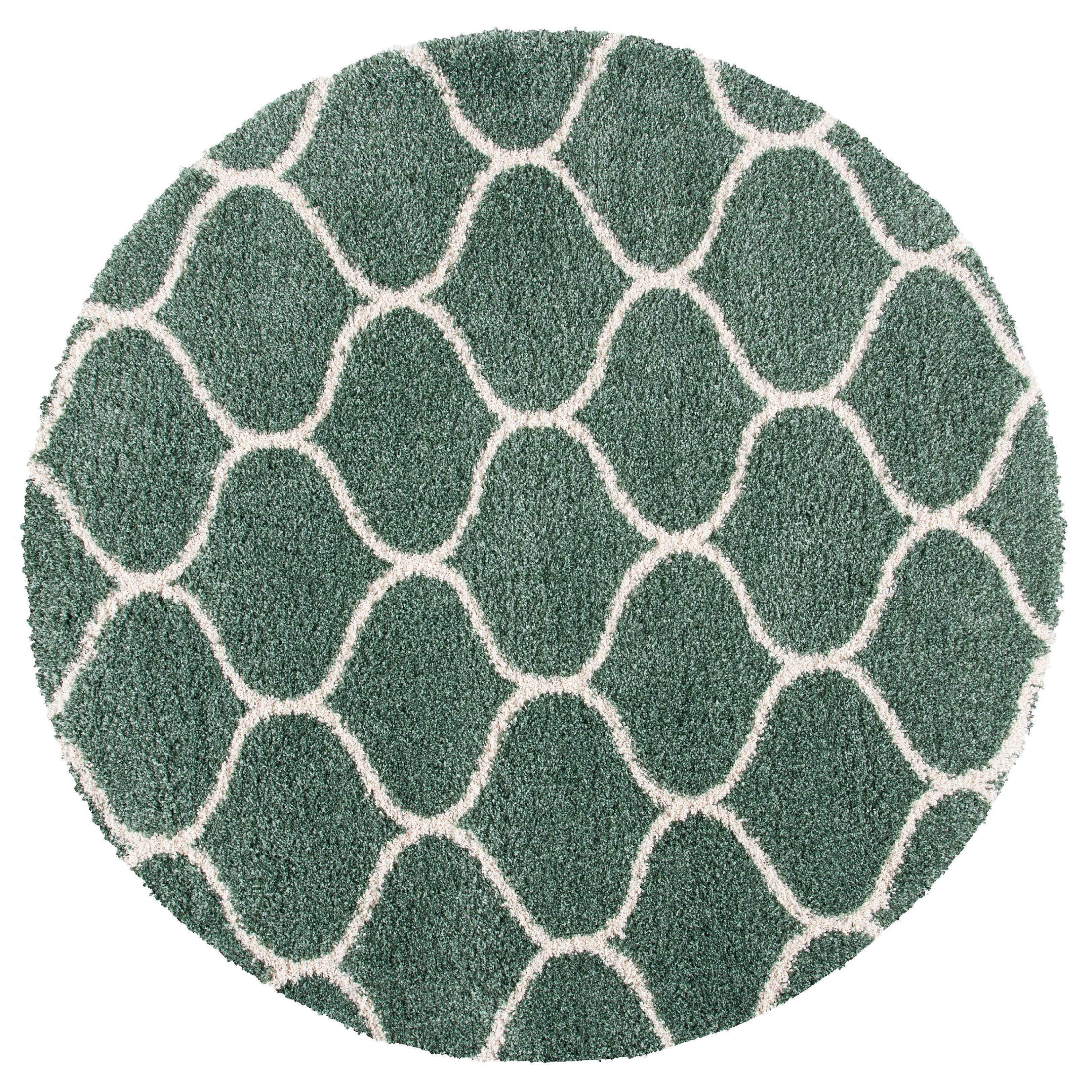 Tapis SAFAVIEH Hudson Shag Pushpa Trellis de 2 pouces d'épaisseur