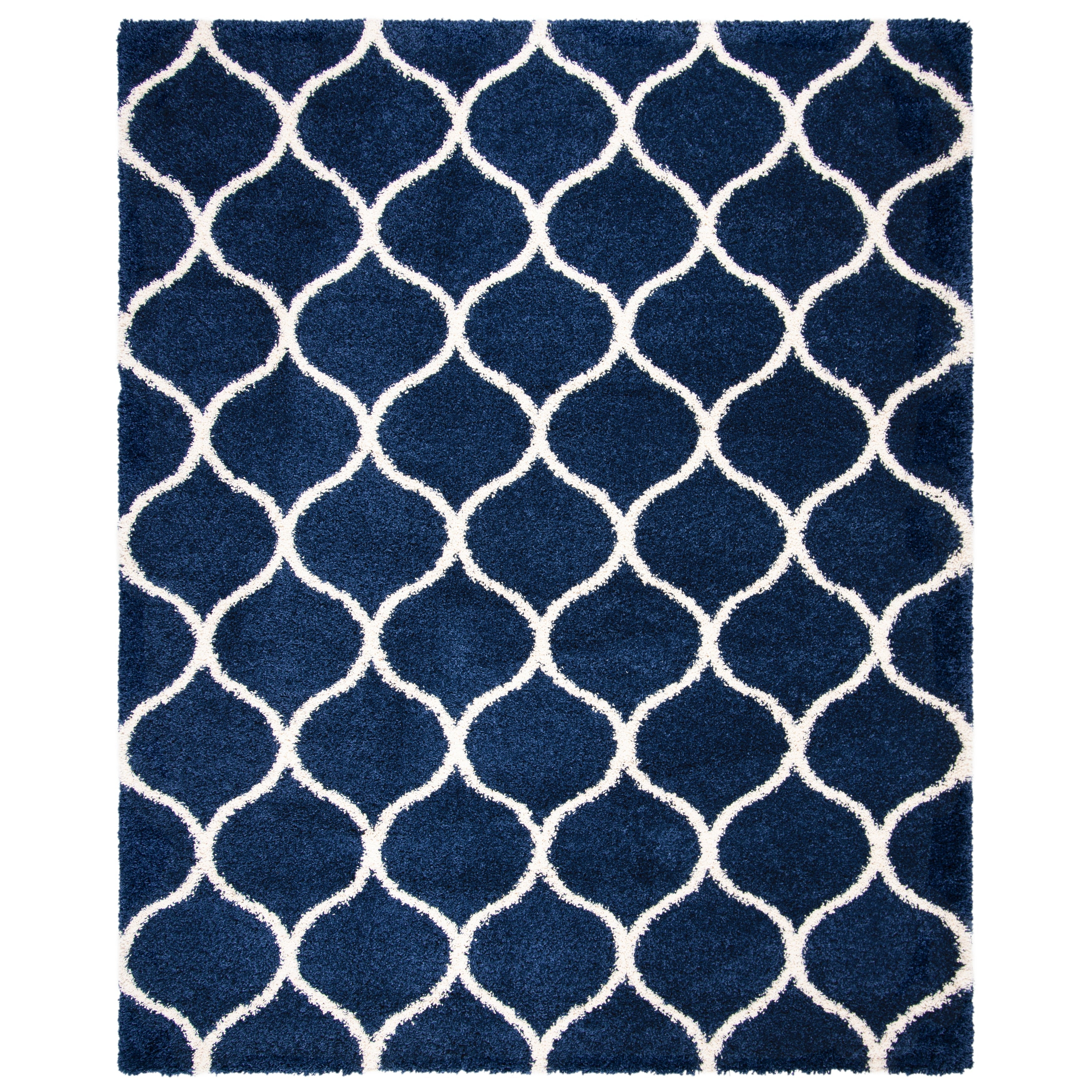 Tapis SAFAVIEH Hudson Shag Pushpa Trellis de 2 pouces d'épaisseur