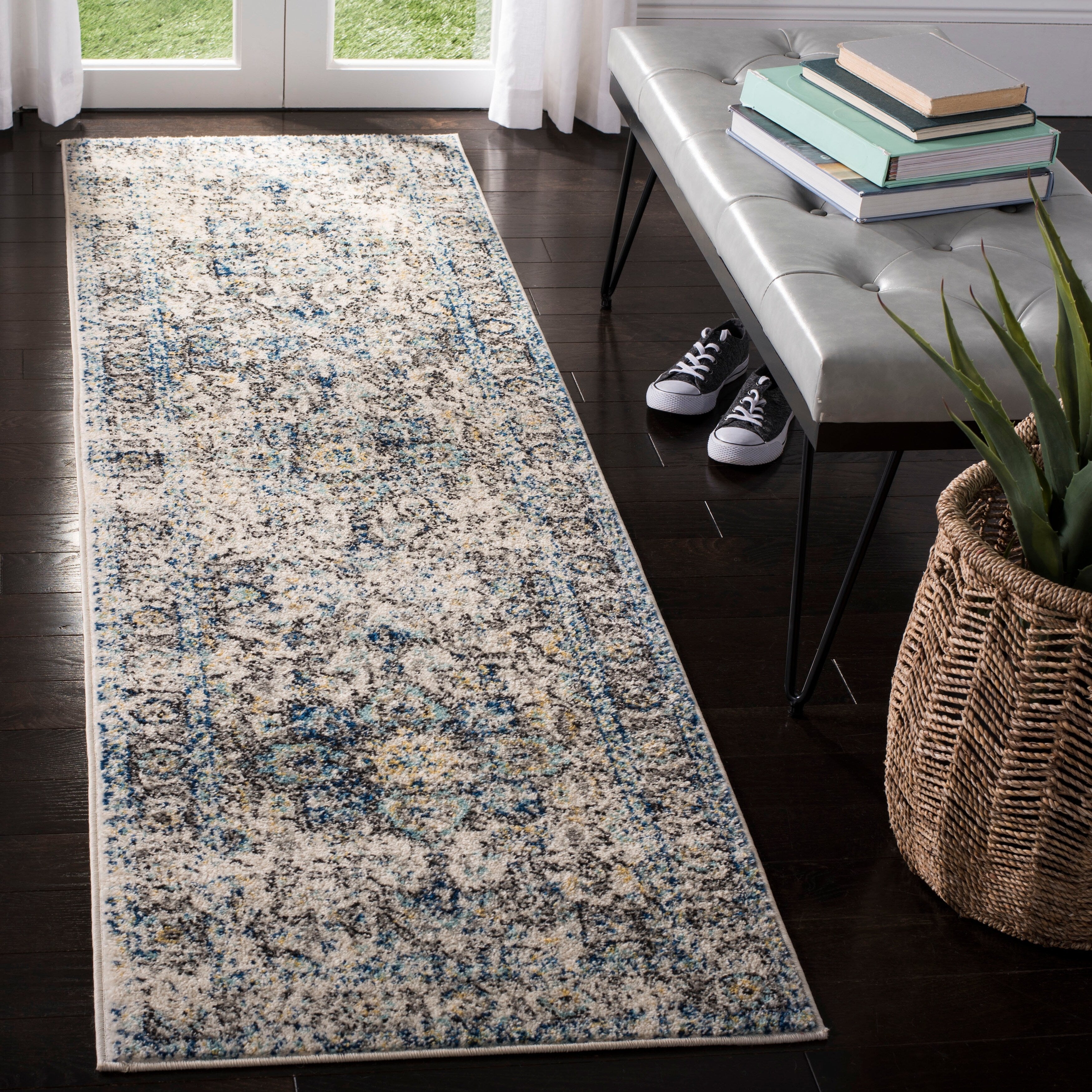 Tapis rustique vieilli SAFAVIEH Madison Delois Medallion
