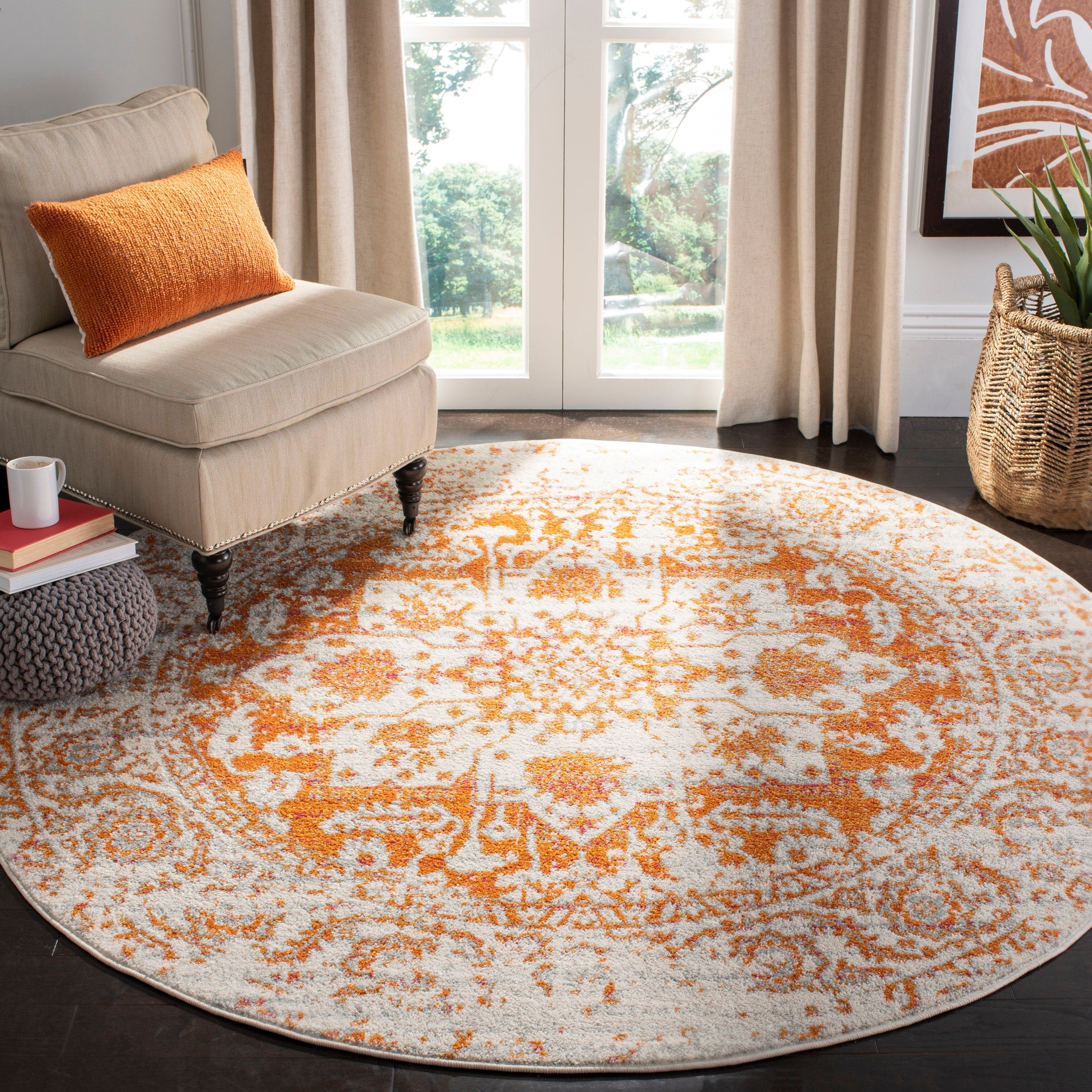 Tapis rustique vieilli SAFAVIEH Madison Delois Medallion