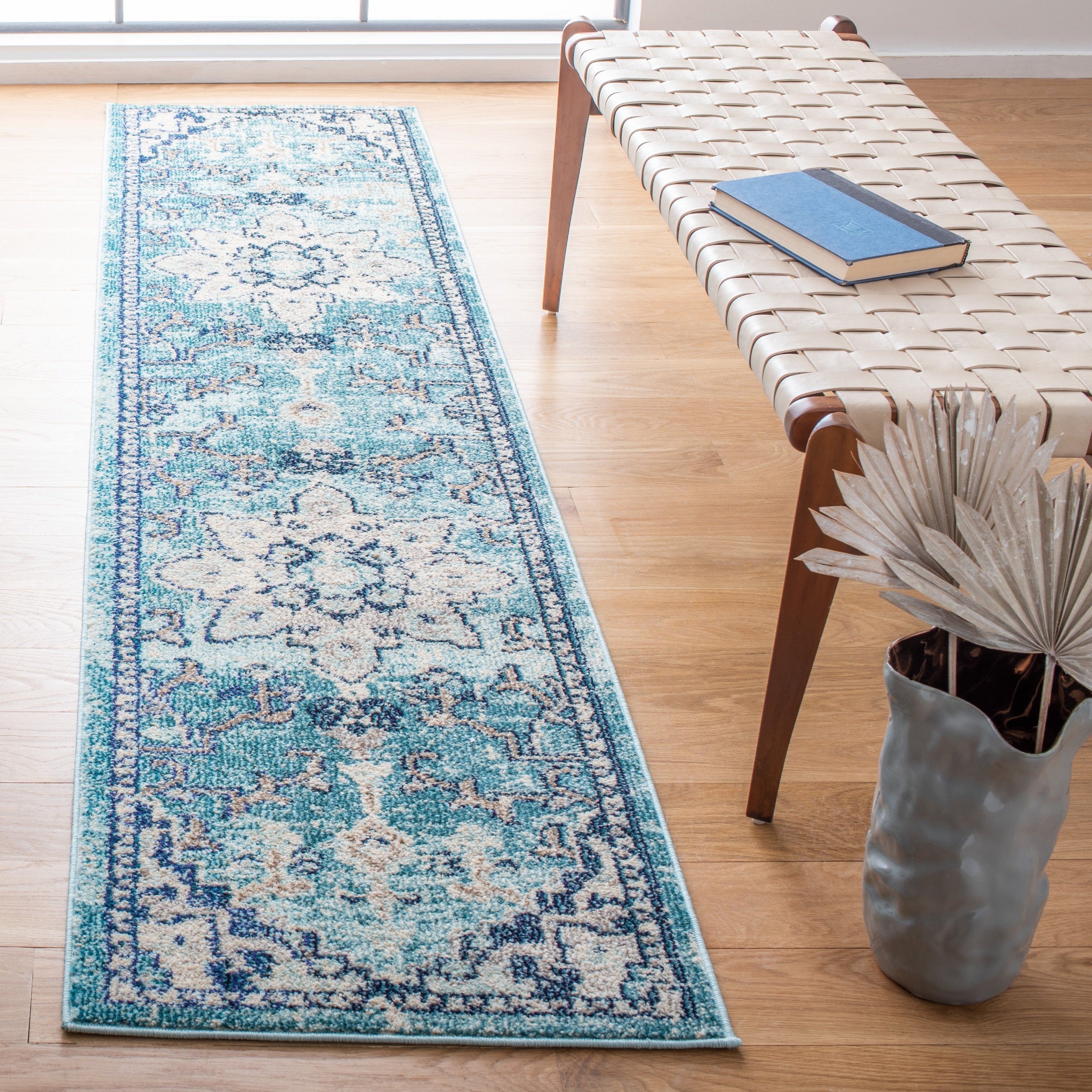 SAFAVIEH Tapis Madison Katelijne Boho médaillon vieilli