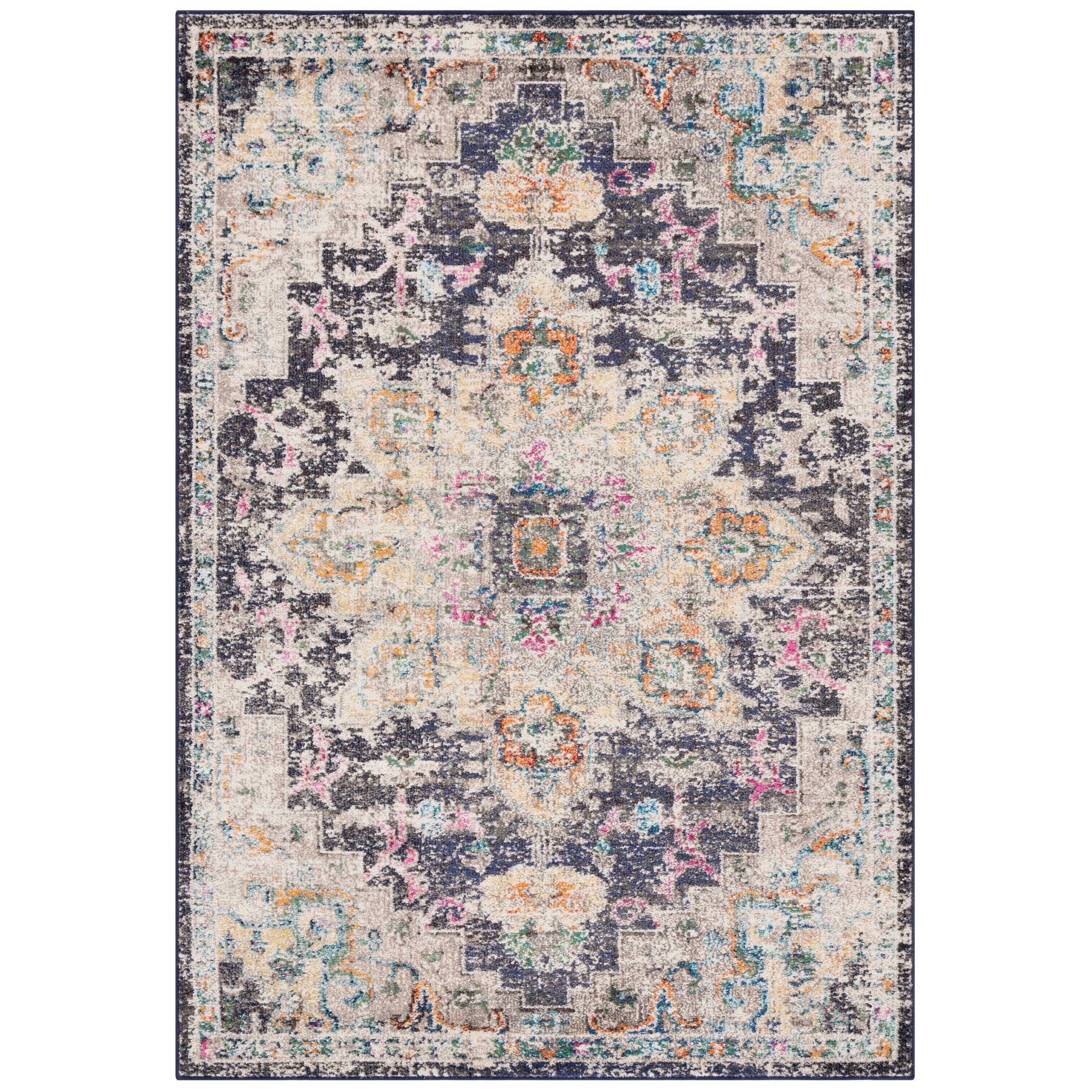 SAFAVIEH Tapis Madison Katelijne Boho médaillon vieilli