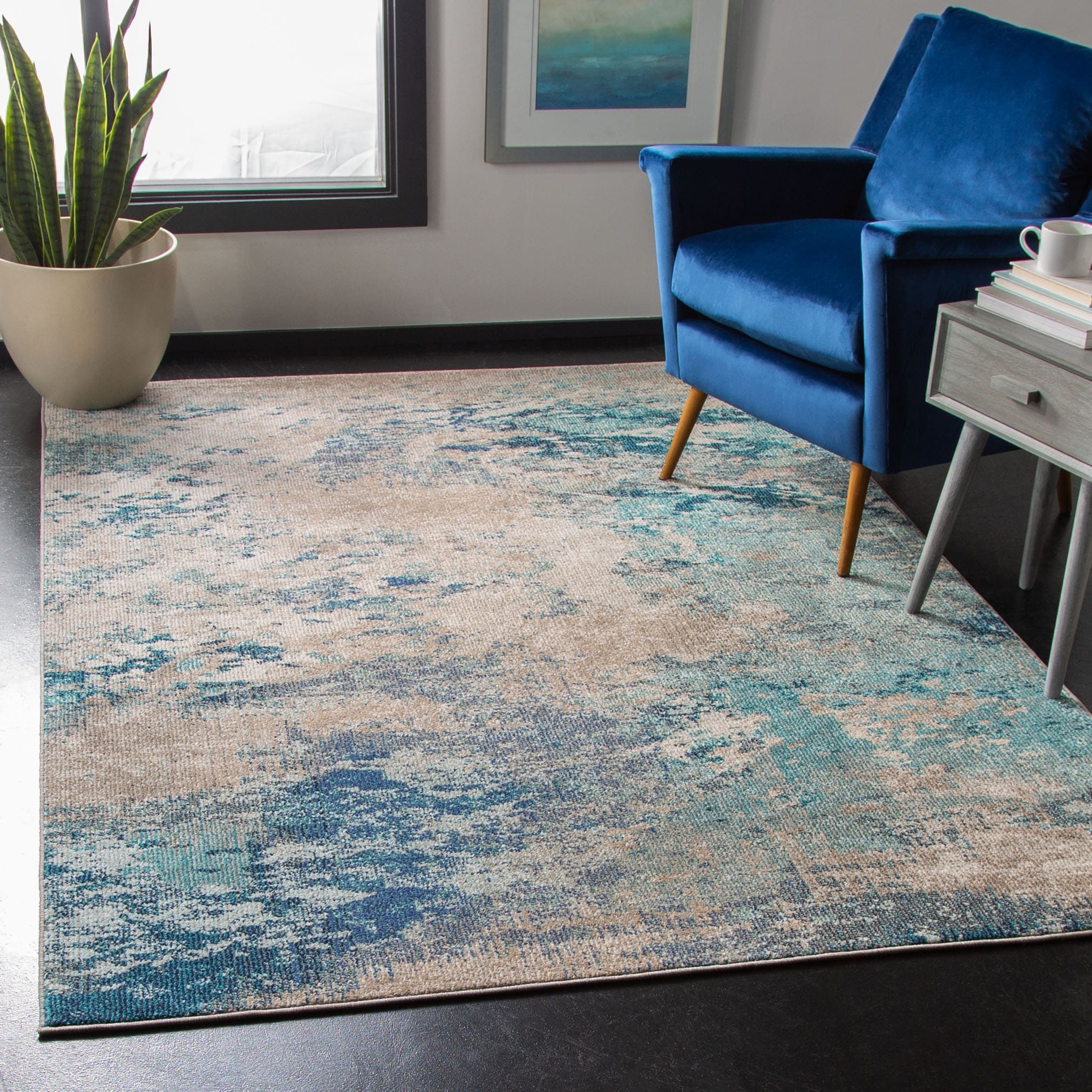 Tapis abstrait moderne SAFAVIEH Madison Lawanda