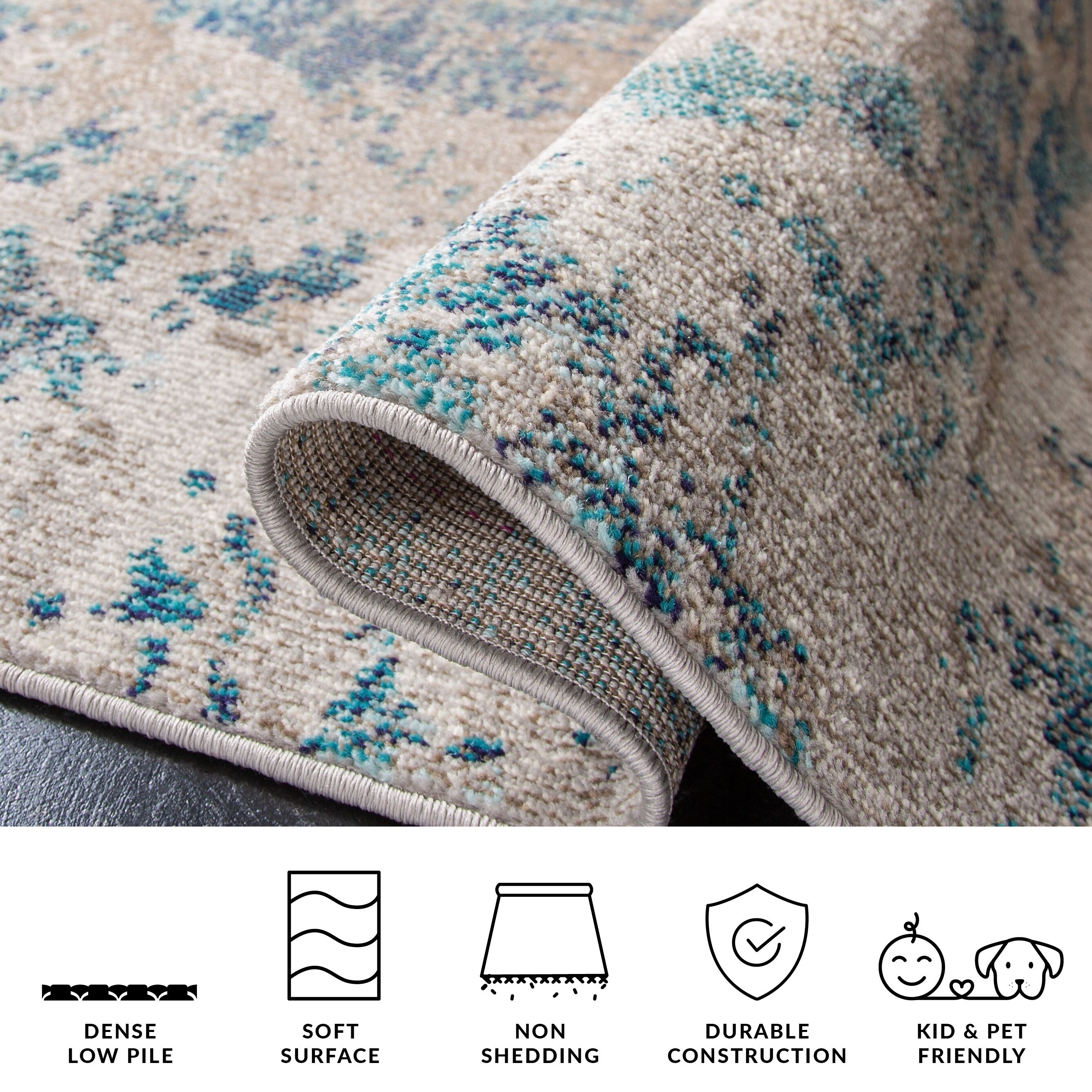 Tapis abstrait moderne SAFAVIEH Madison Lawanda