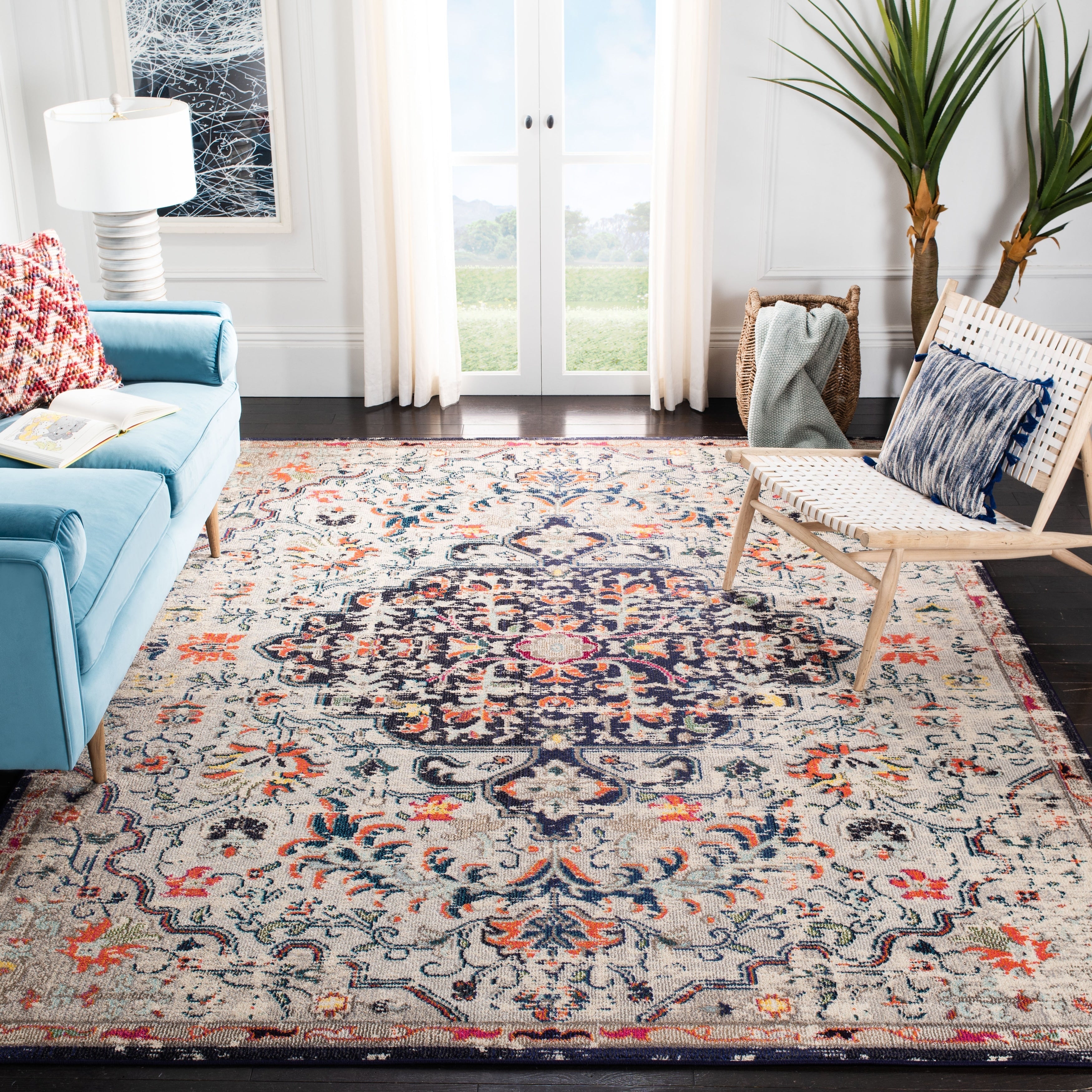 Tapis vieilli SAFAVIEH Madison Libusa Boho Medallion