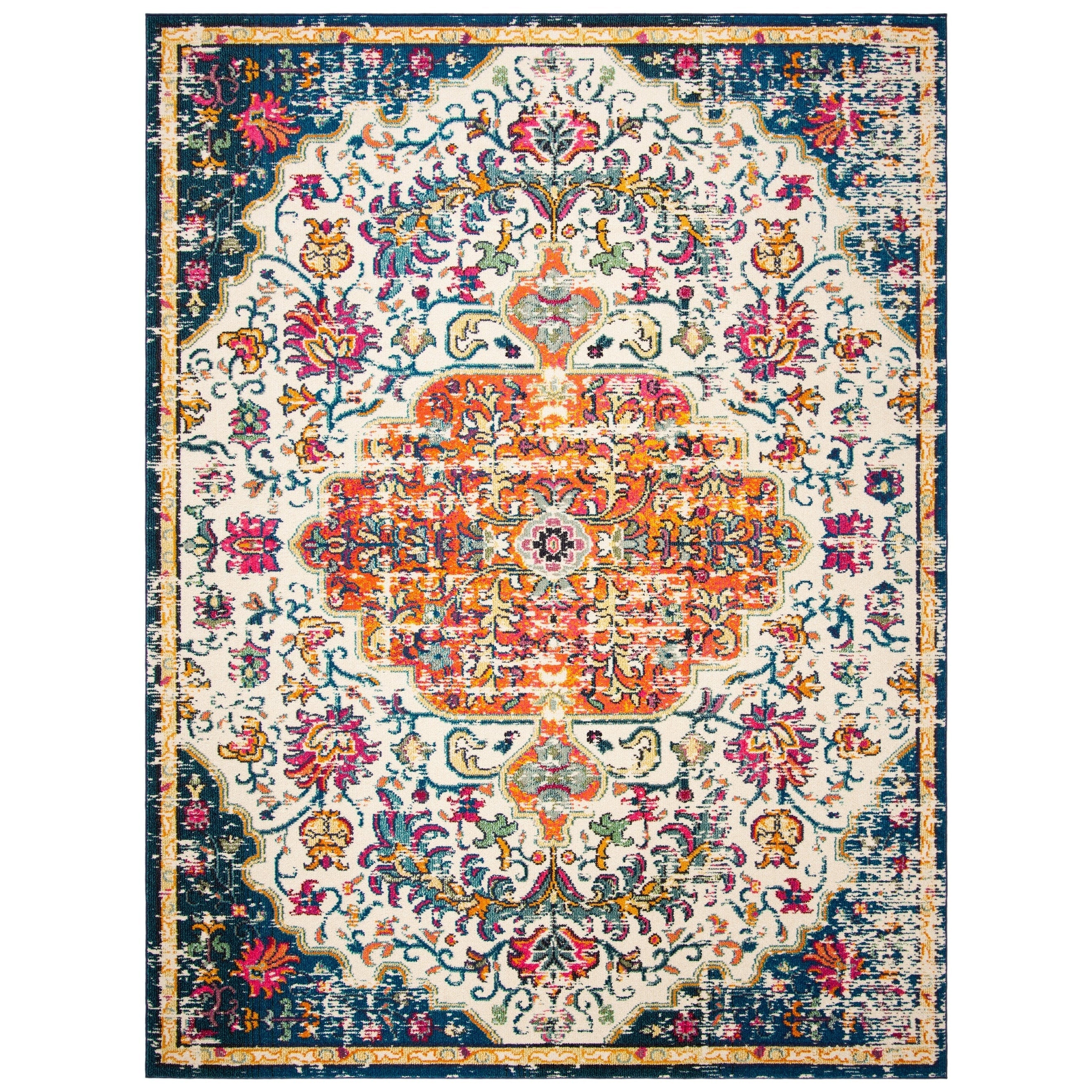 Tapis vieilli SAFAVIEH Madison Libusa Boho Medallion