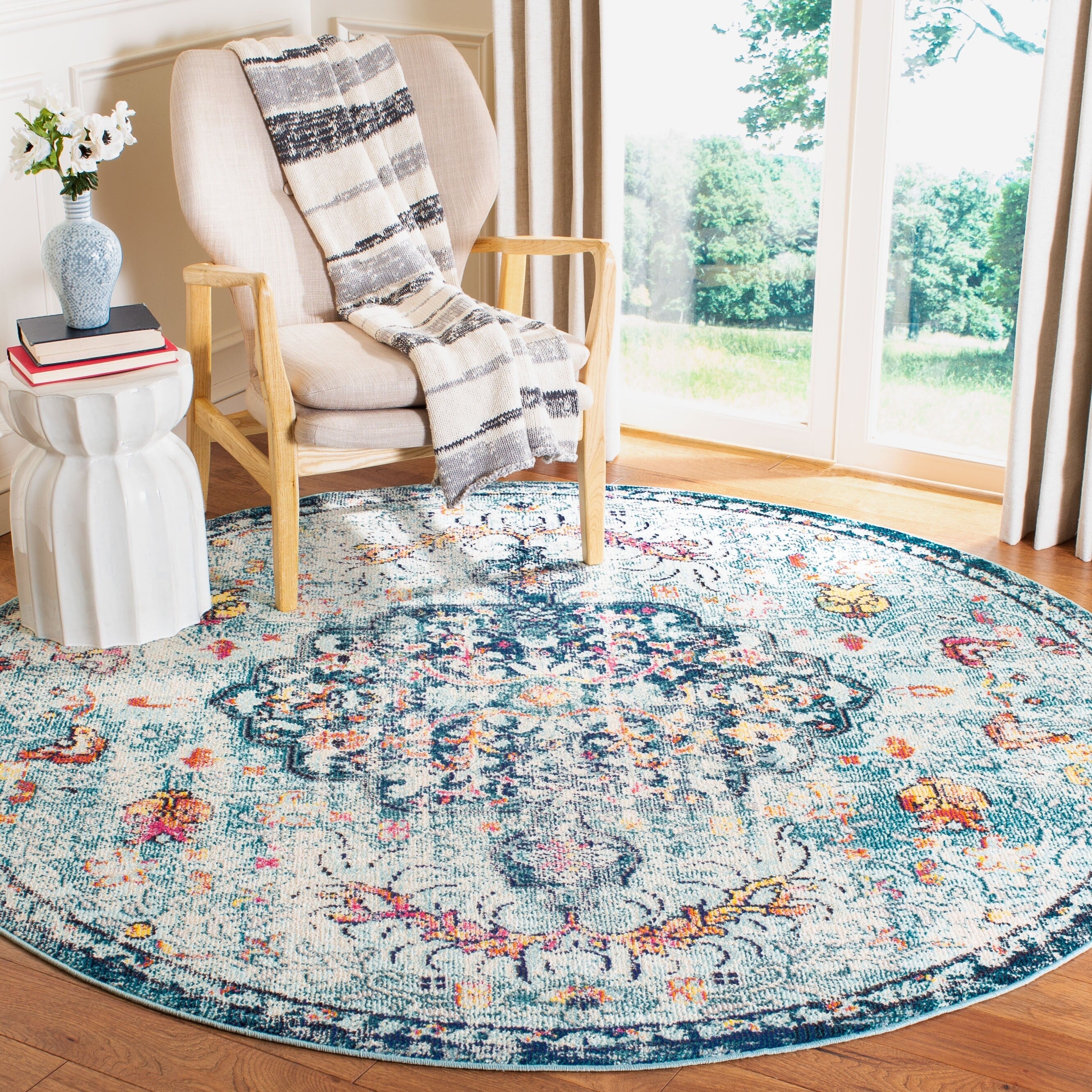 Tapis vieilli SAFAVIEH Madison Libusa Boho Medallion