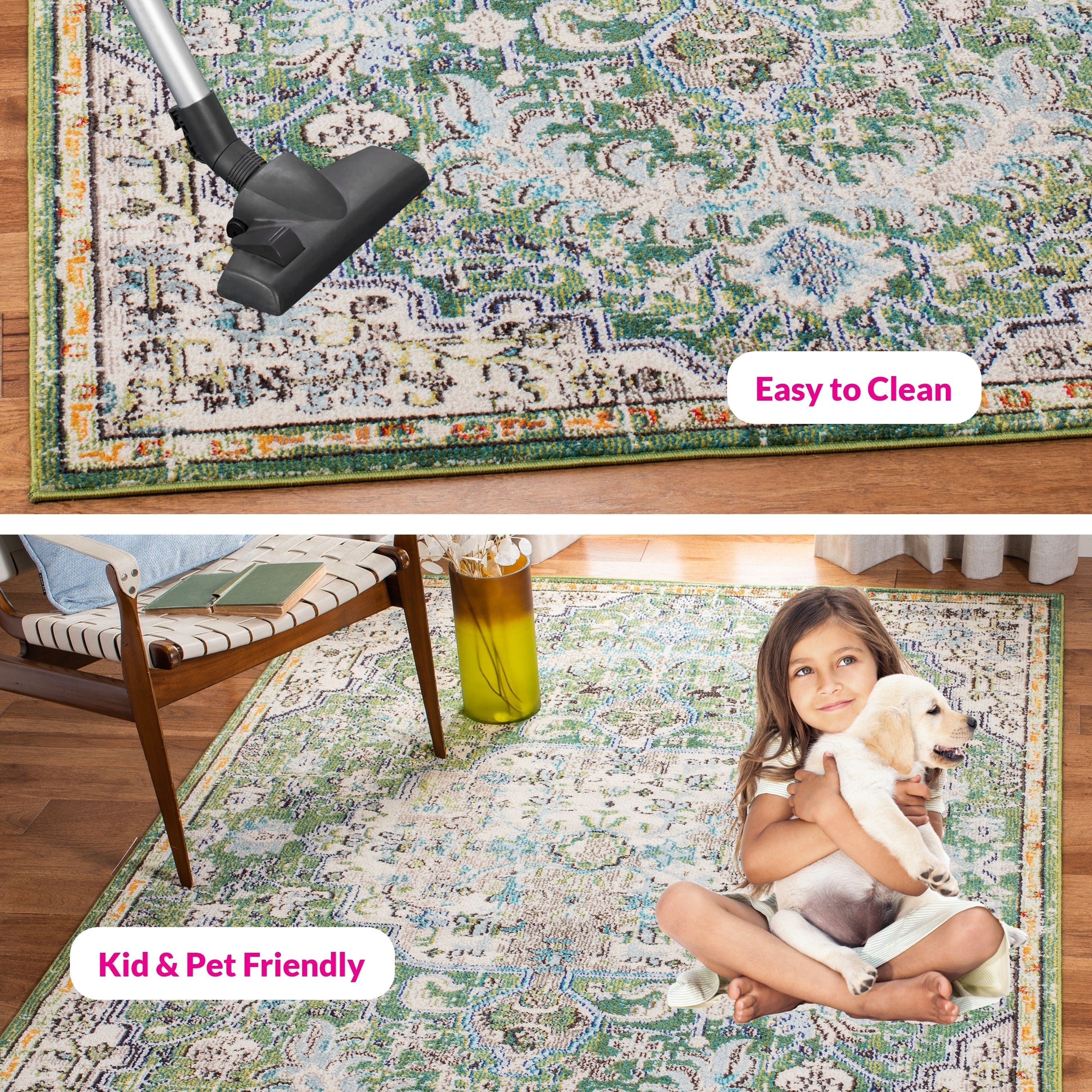 Tapis vieilli SAFAVIEH Madison Libusa Boho Medallion