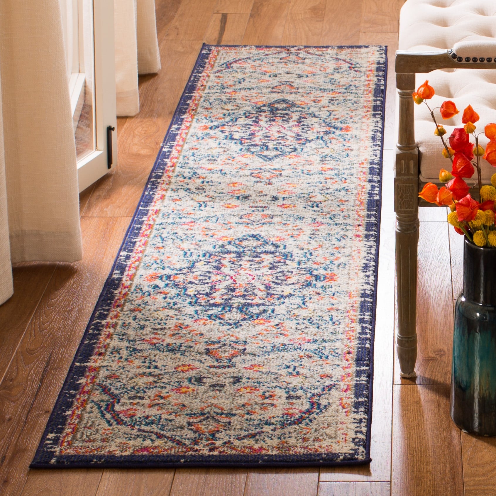 Tapis vieilli SAFAVIEH Madison Libusa Boho Medallion