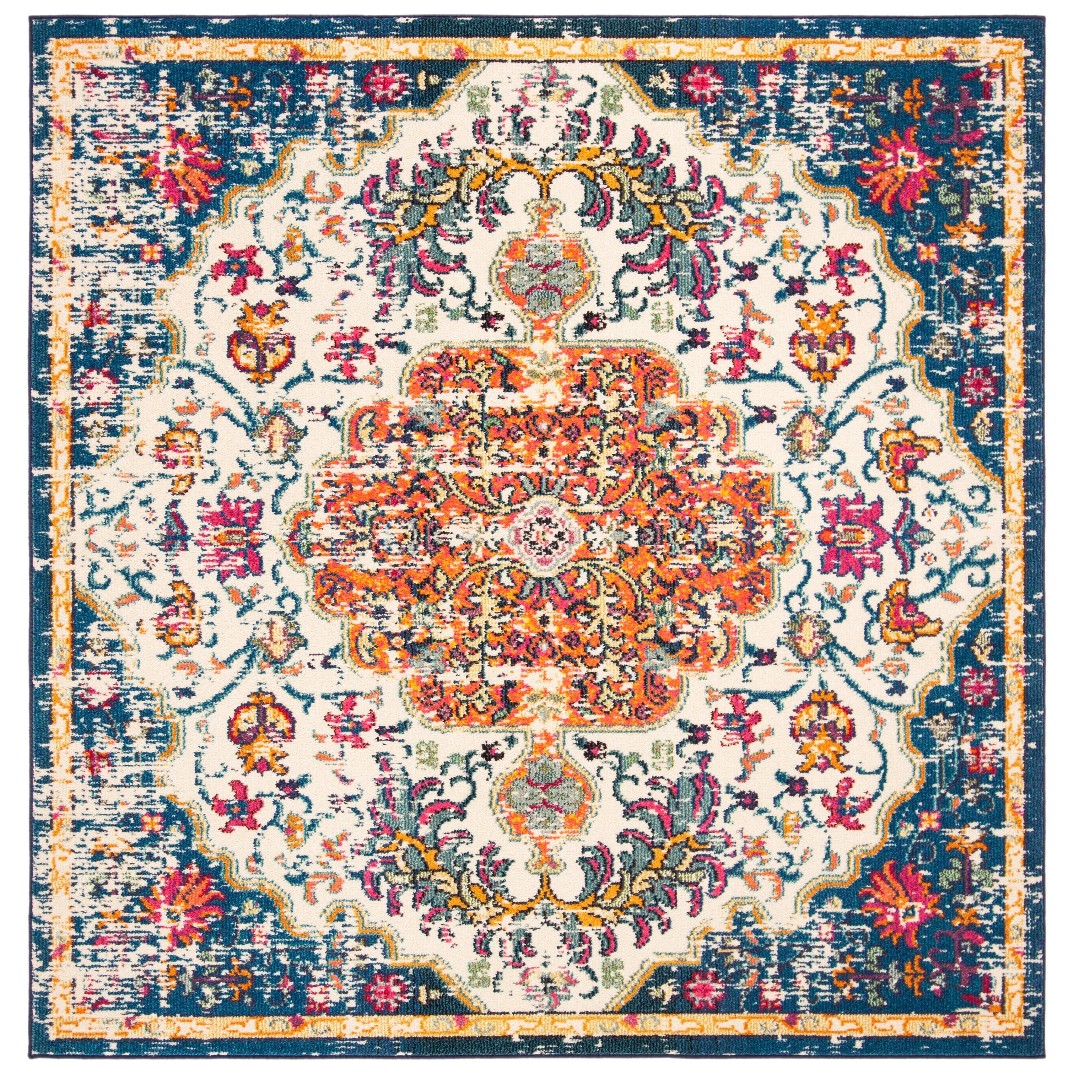 Tapis vieilli SAFAVIEH Madison Libusa Boho Medallion