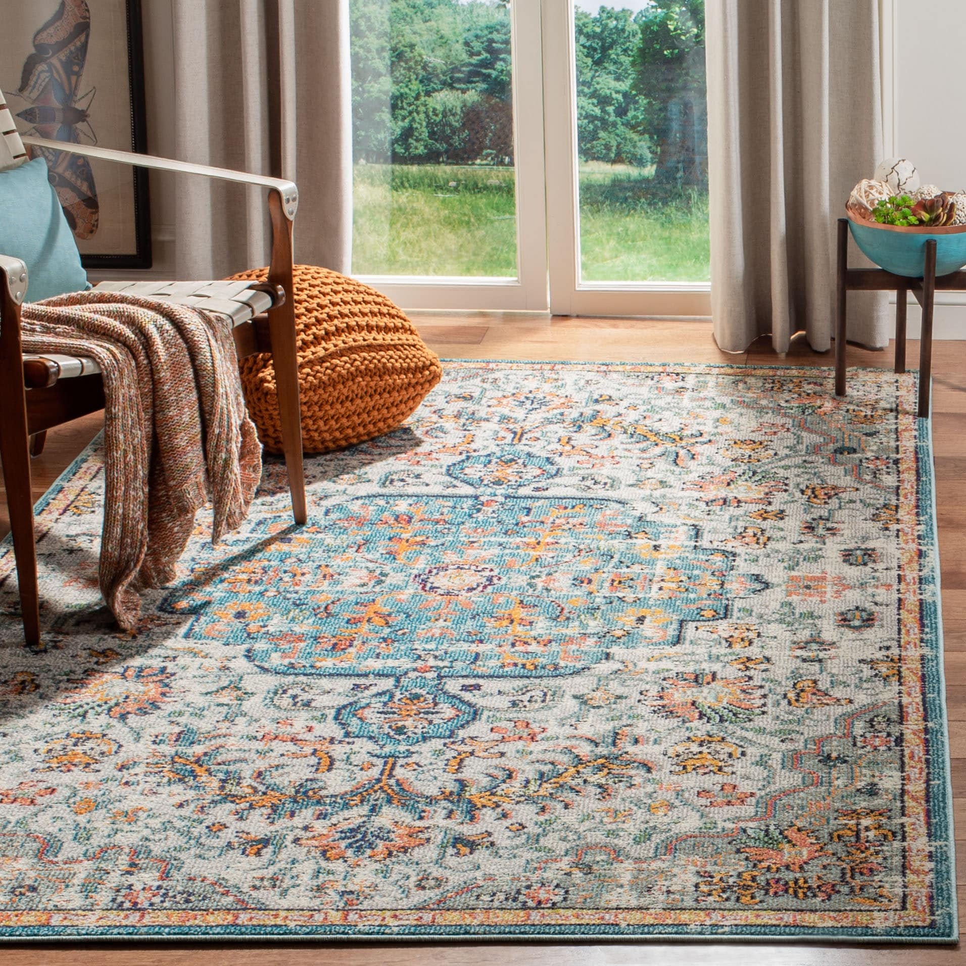 Tapis vieilli SAFAVIEH Madison Libusa Boho Medallion