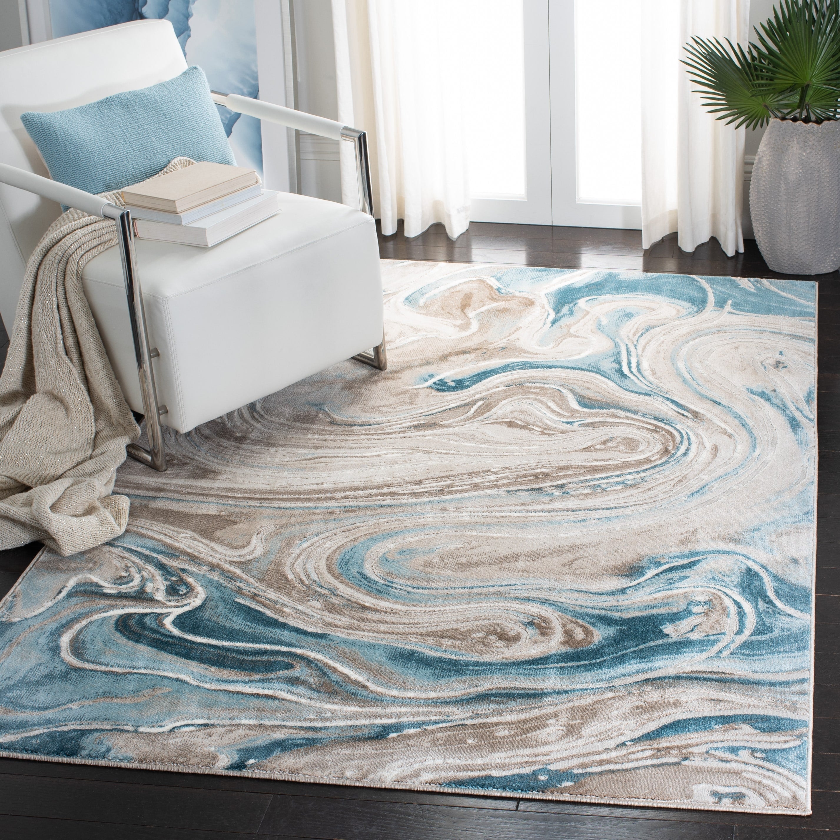 Tapis abstrait moderne SAFAVIEH Meadow Brighid