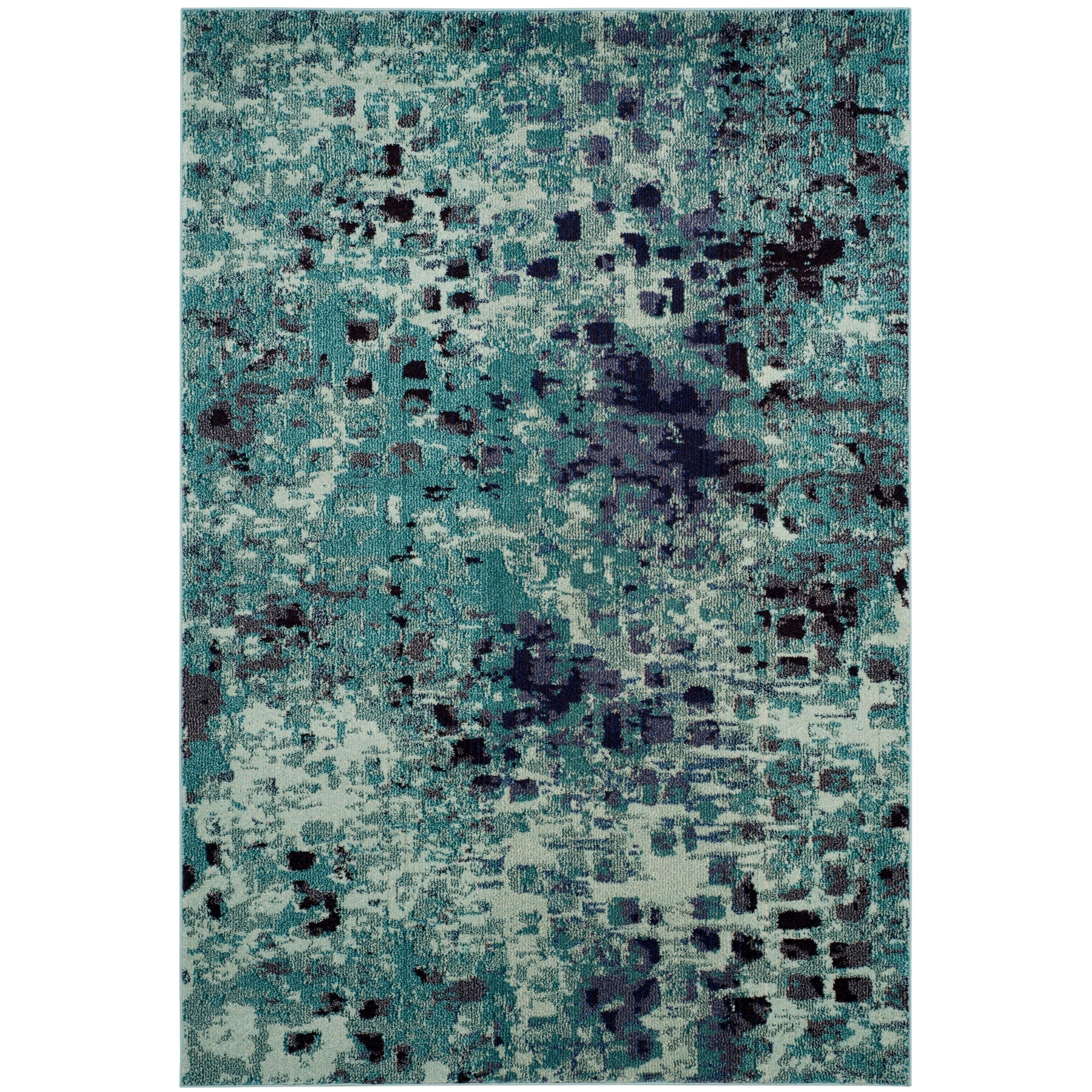 Tapis SAFAVIEH Monaco Panna Boho abstrait moderne aquarelle