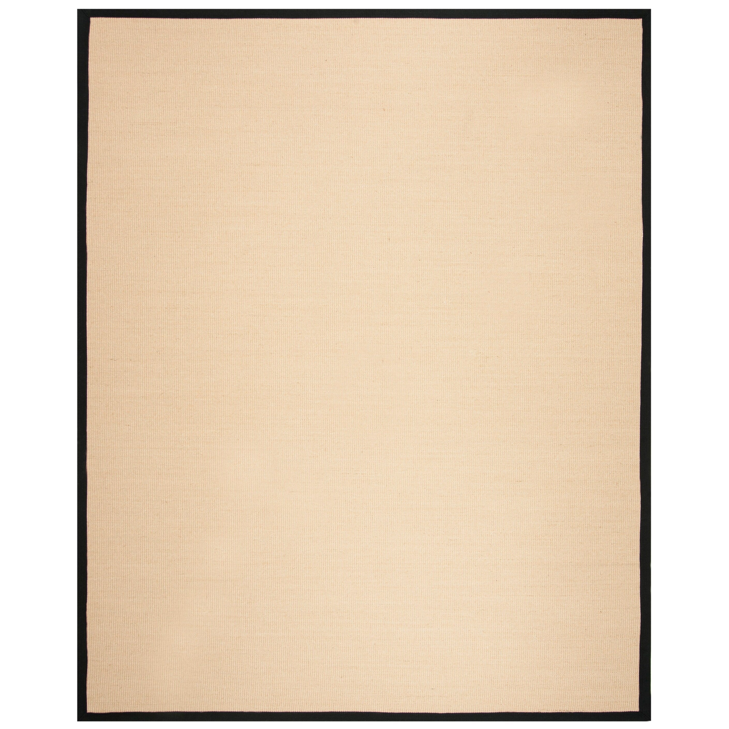 Tapis en sisal à bordure décontractée en fibre naturelle SAFAVIEH Alleen