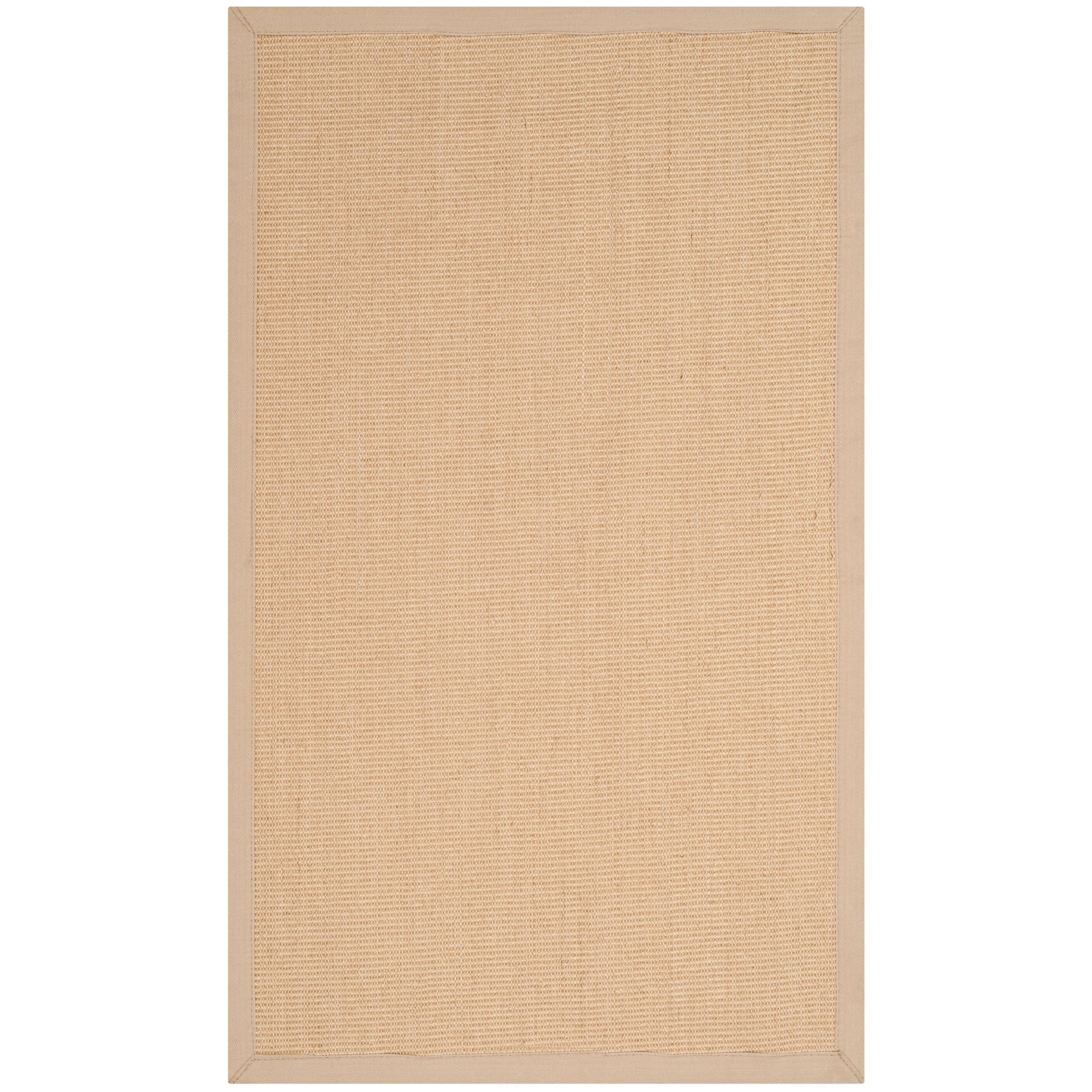 Tapis en sisal à bordure décontractée en fibre naturelle SAFAVIEH Alleen