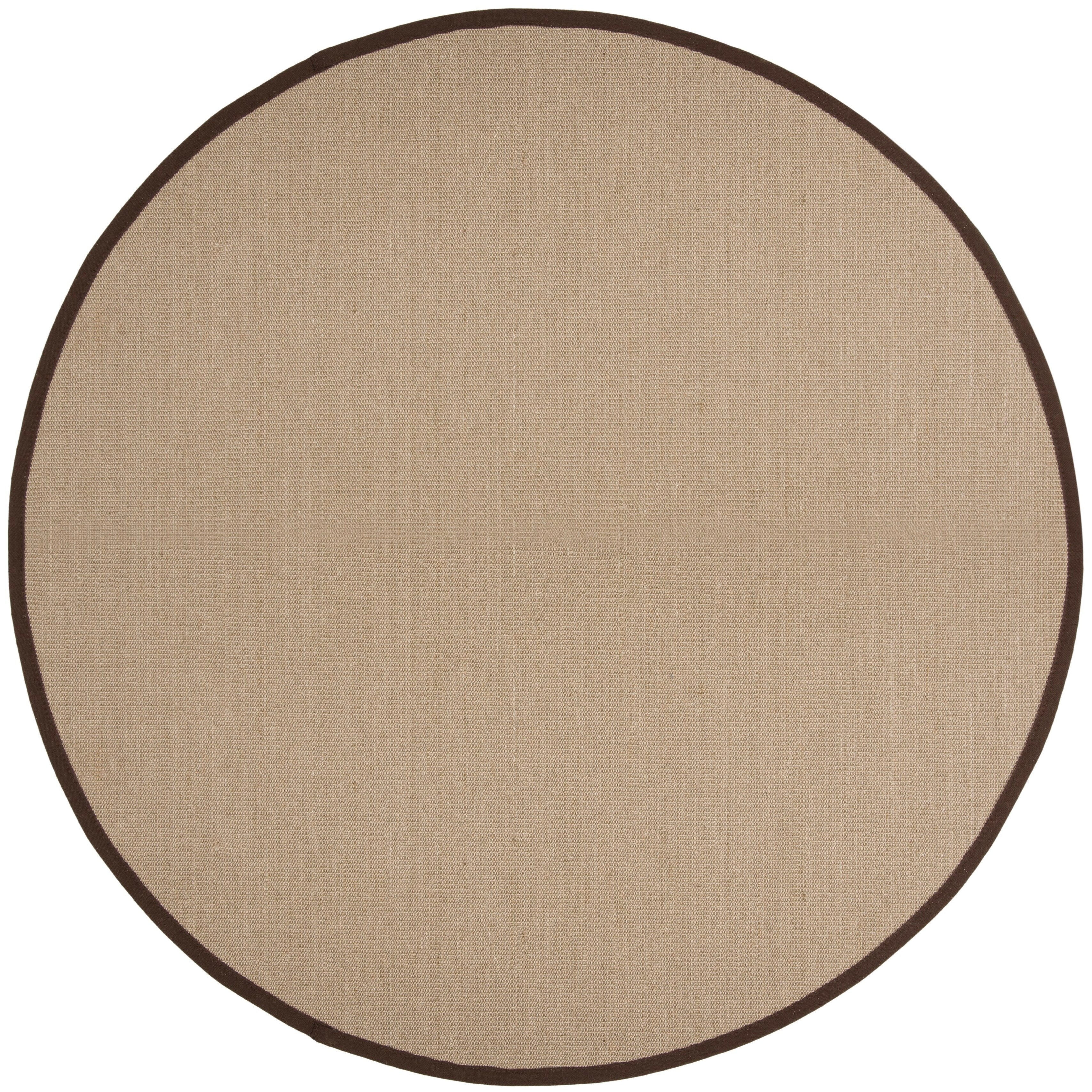 Tapis en sisal à bordure décontractée en fibre naturelle SAFAVIEH Alleen