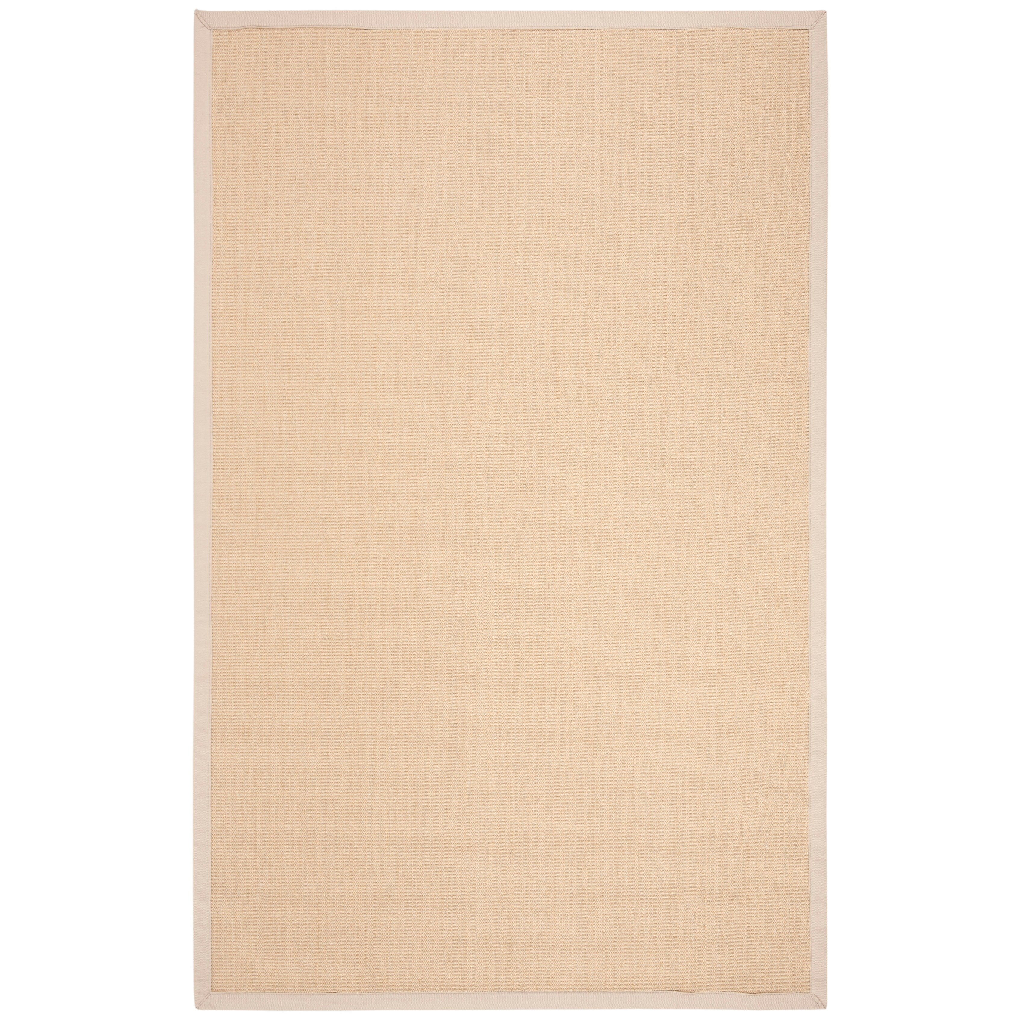 Tapis en sisal à bordure décontractée en fibre naturelle SAFAVIEH Alleen