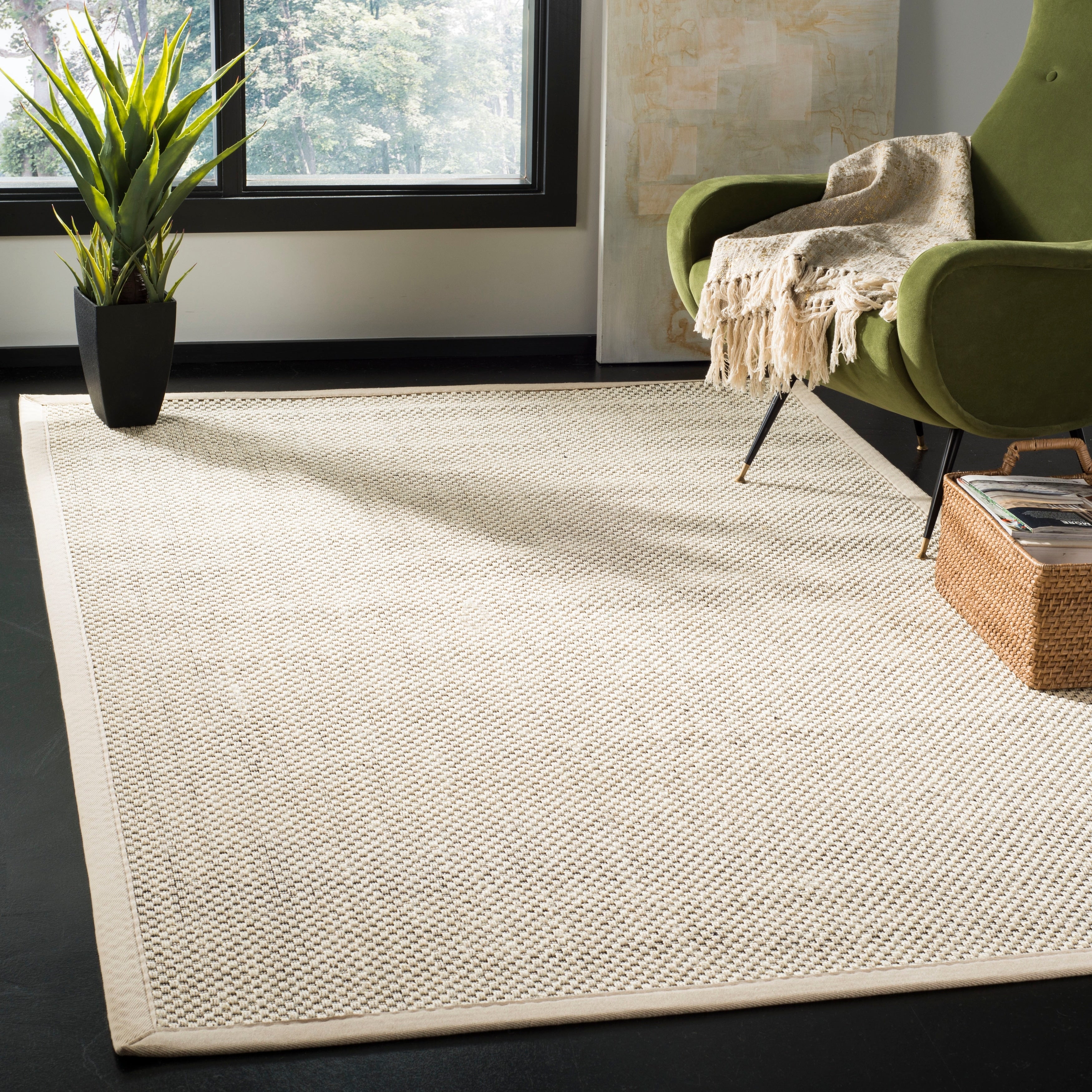 Tapis en jonc de mer Consuelo en fibres naturelles SAFAVIEH
